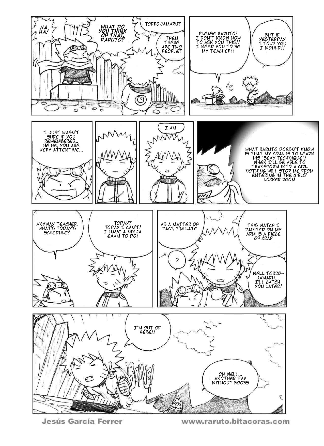 Raruto Chapter 1.2 page 5 - Chapter 1 v2 : You damn ninja!