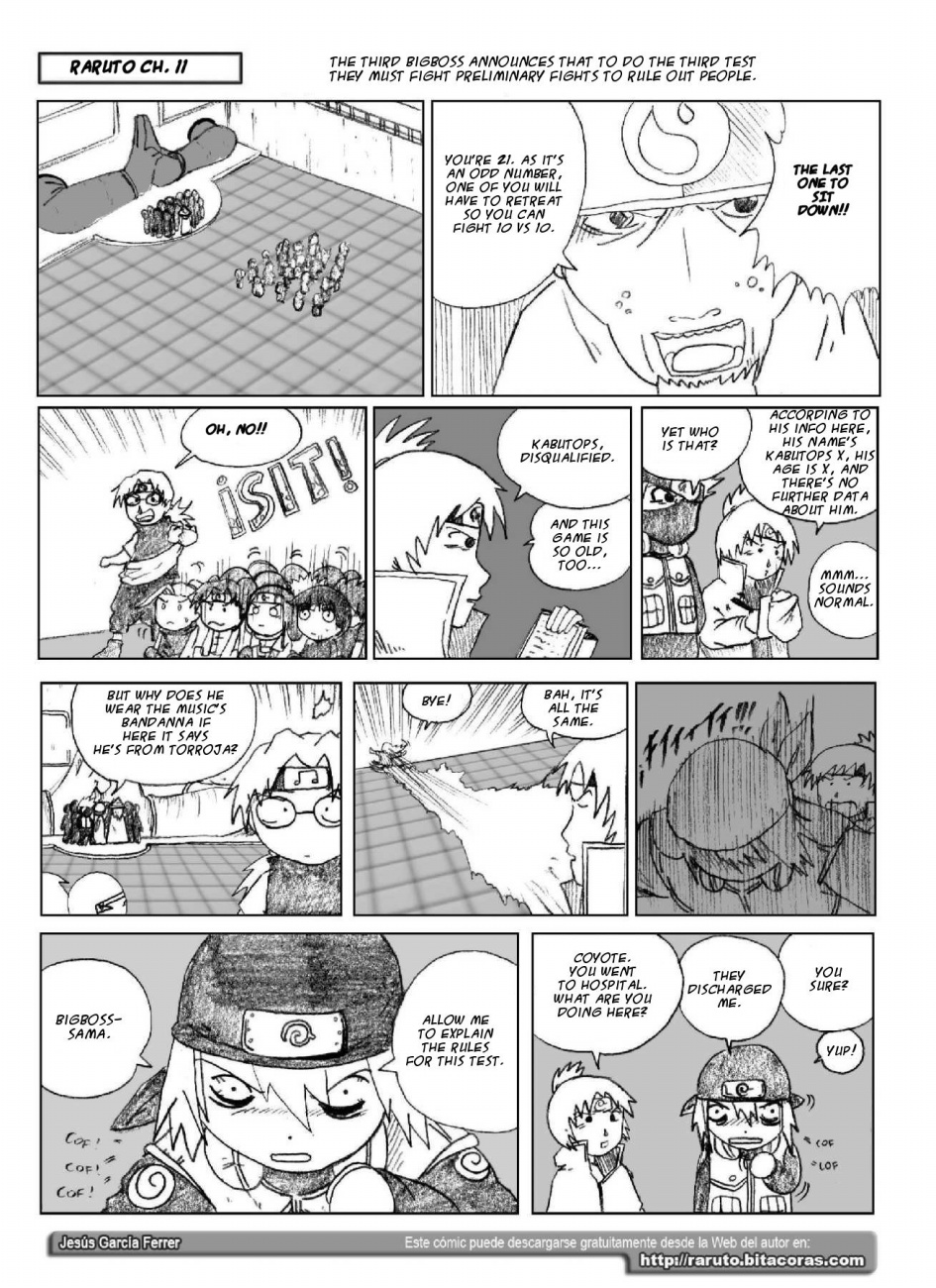 Raruto Chapter 11.2 page 2 - Chapter 11 v2 : The dawning of betrayal