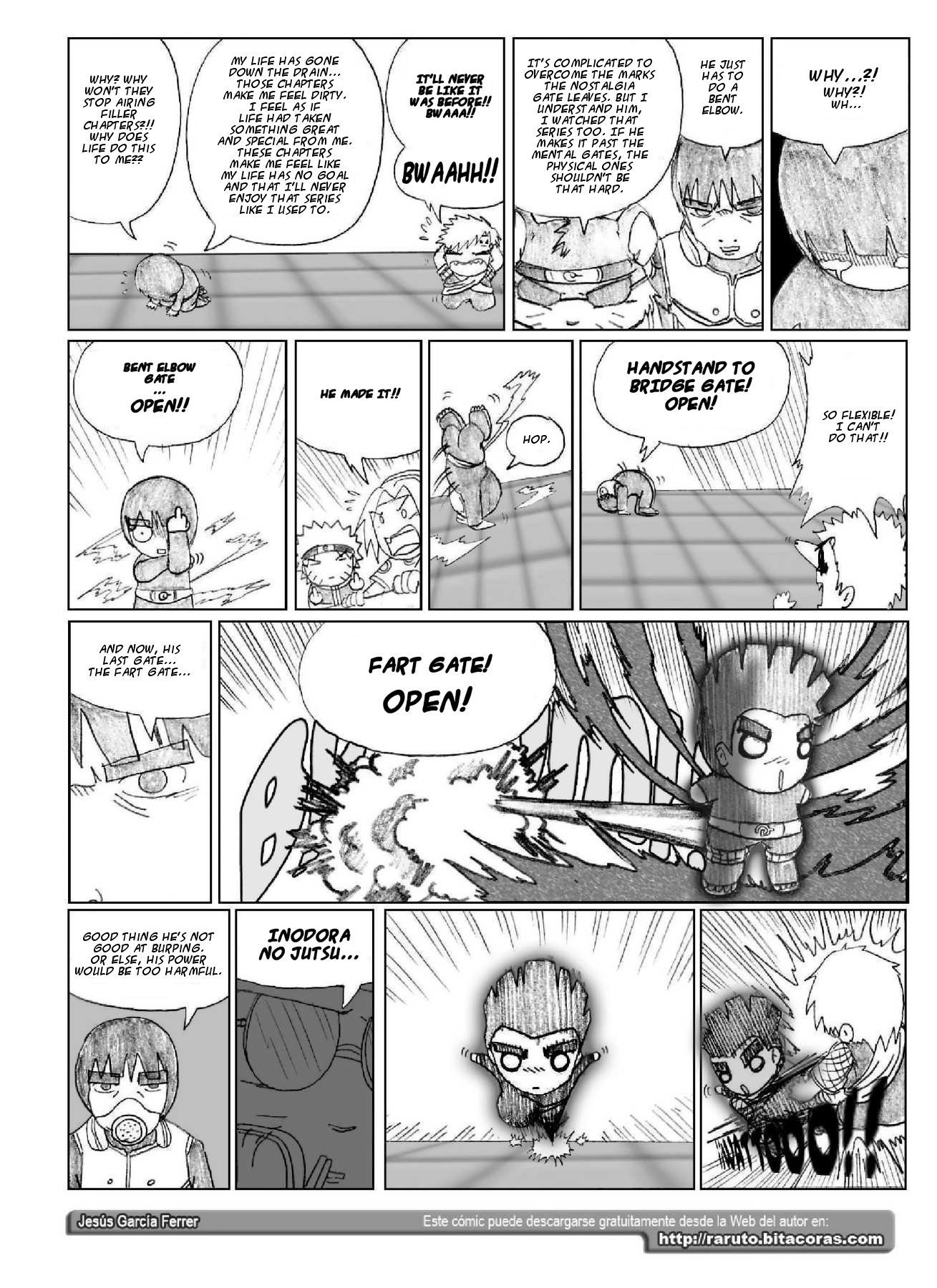 Raruto Chapter 15.2 page 12 - Chapter 15 v2 : My life goes down the drain