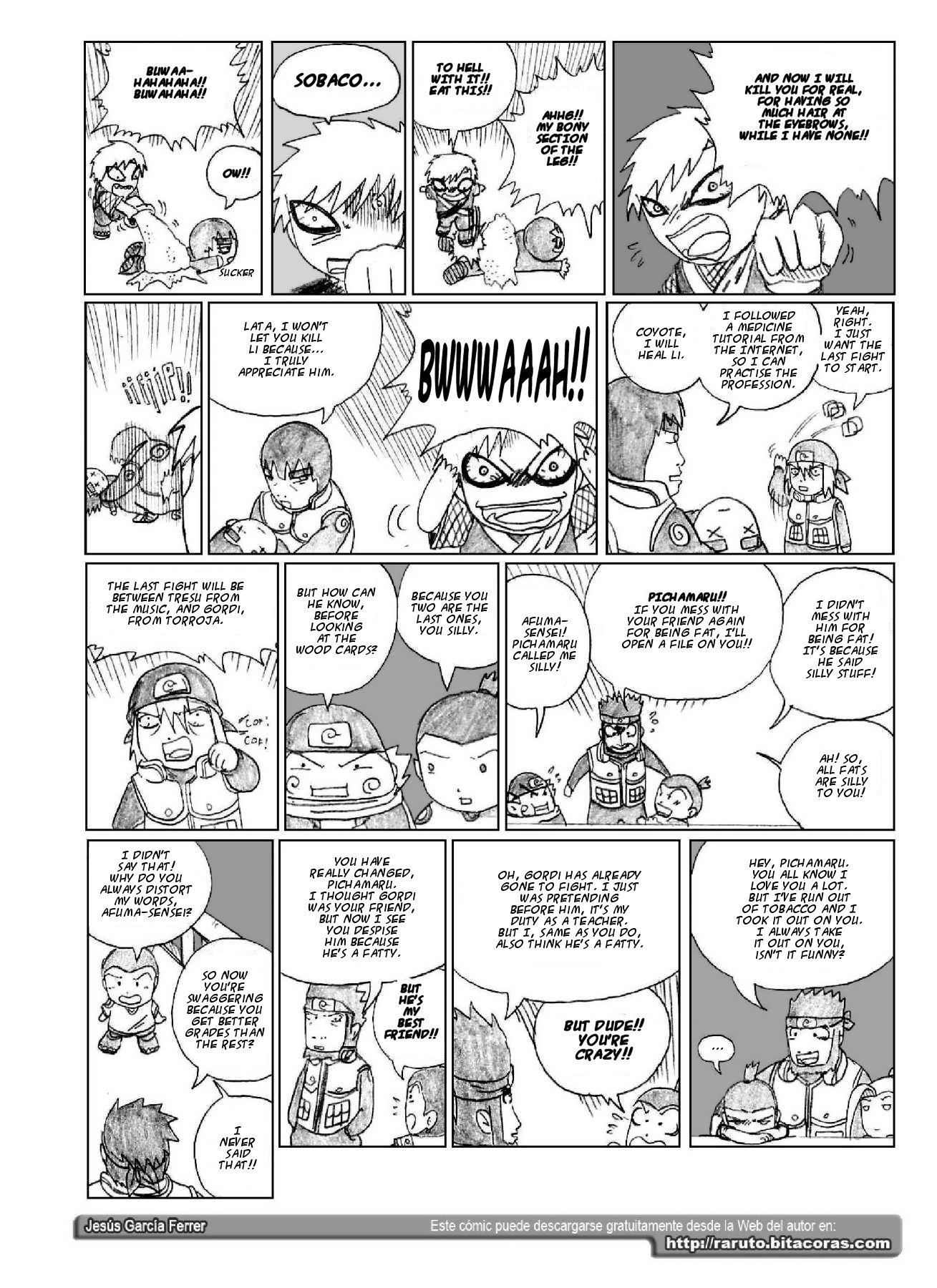 Raruto Chapter 15.2 page 14 - Chapter 15 v2 : My life goes down the drain