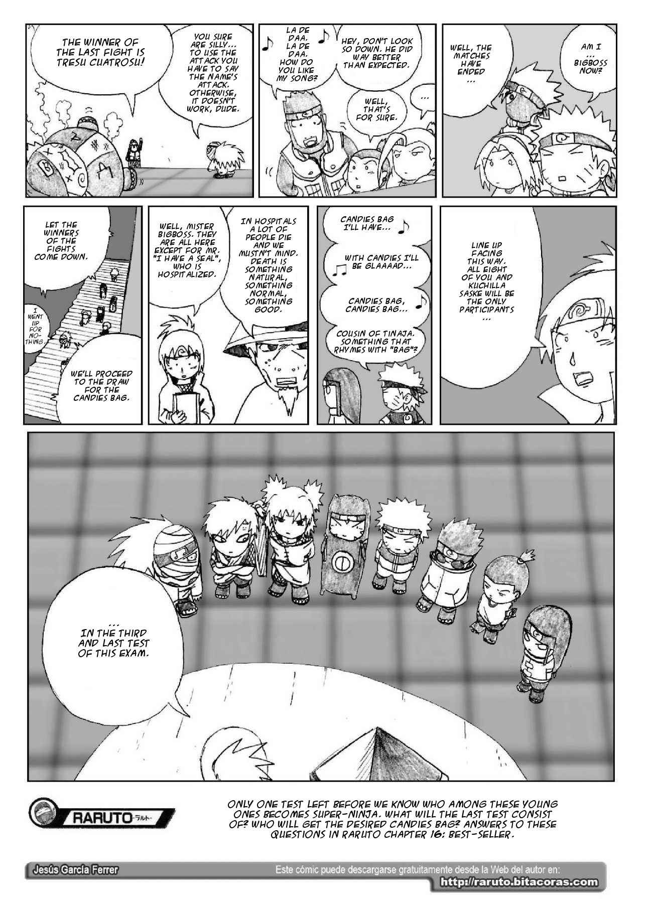 Raruto Chapter 15.2 page 16 - Chapter 15 v2 : My life goes down the drain