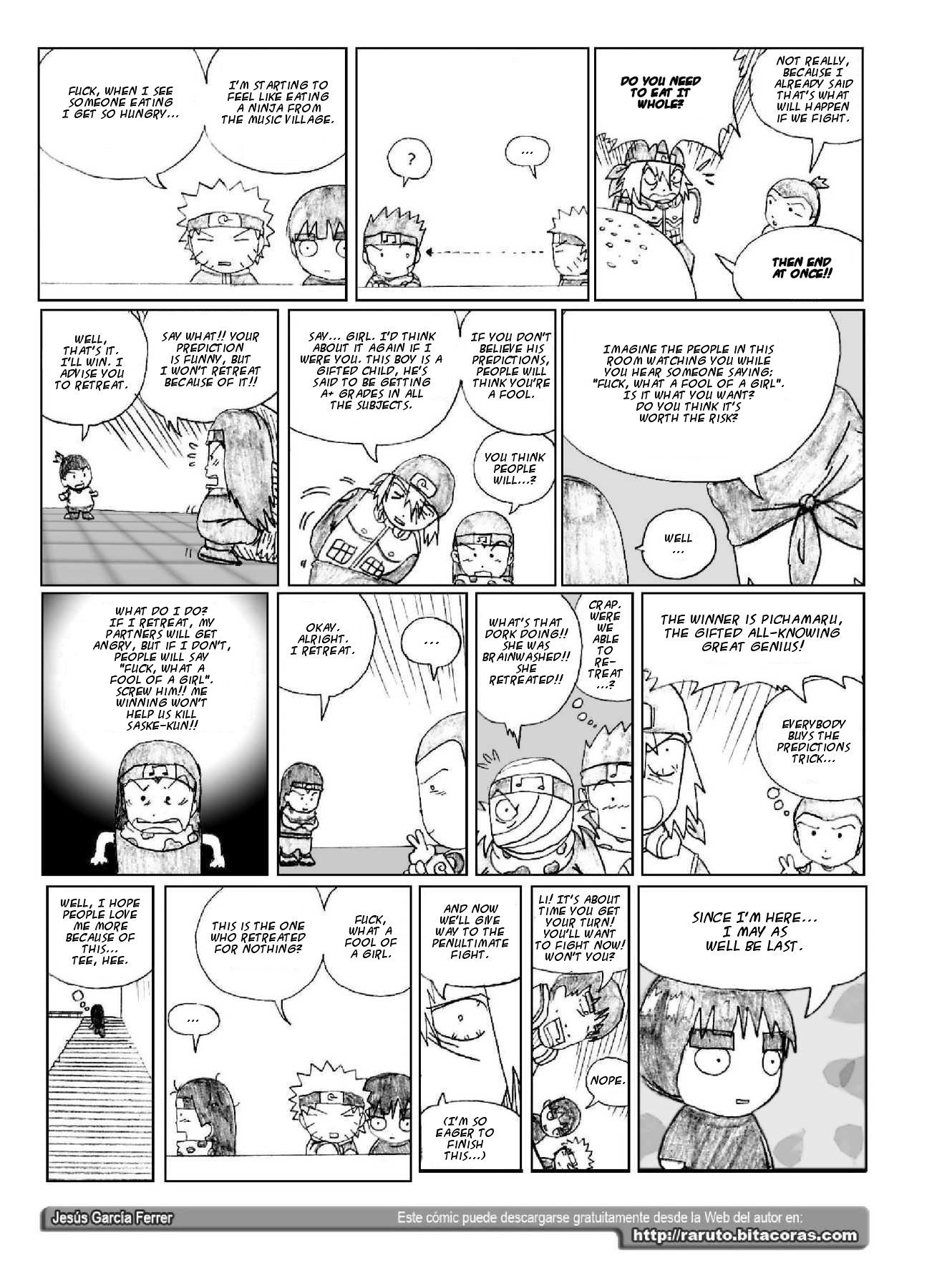 Raruto Chapter 15.2 page 2 - Chapter 15 v2 : My life goes down the drain