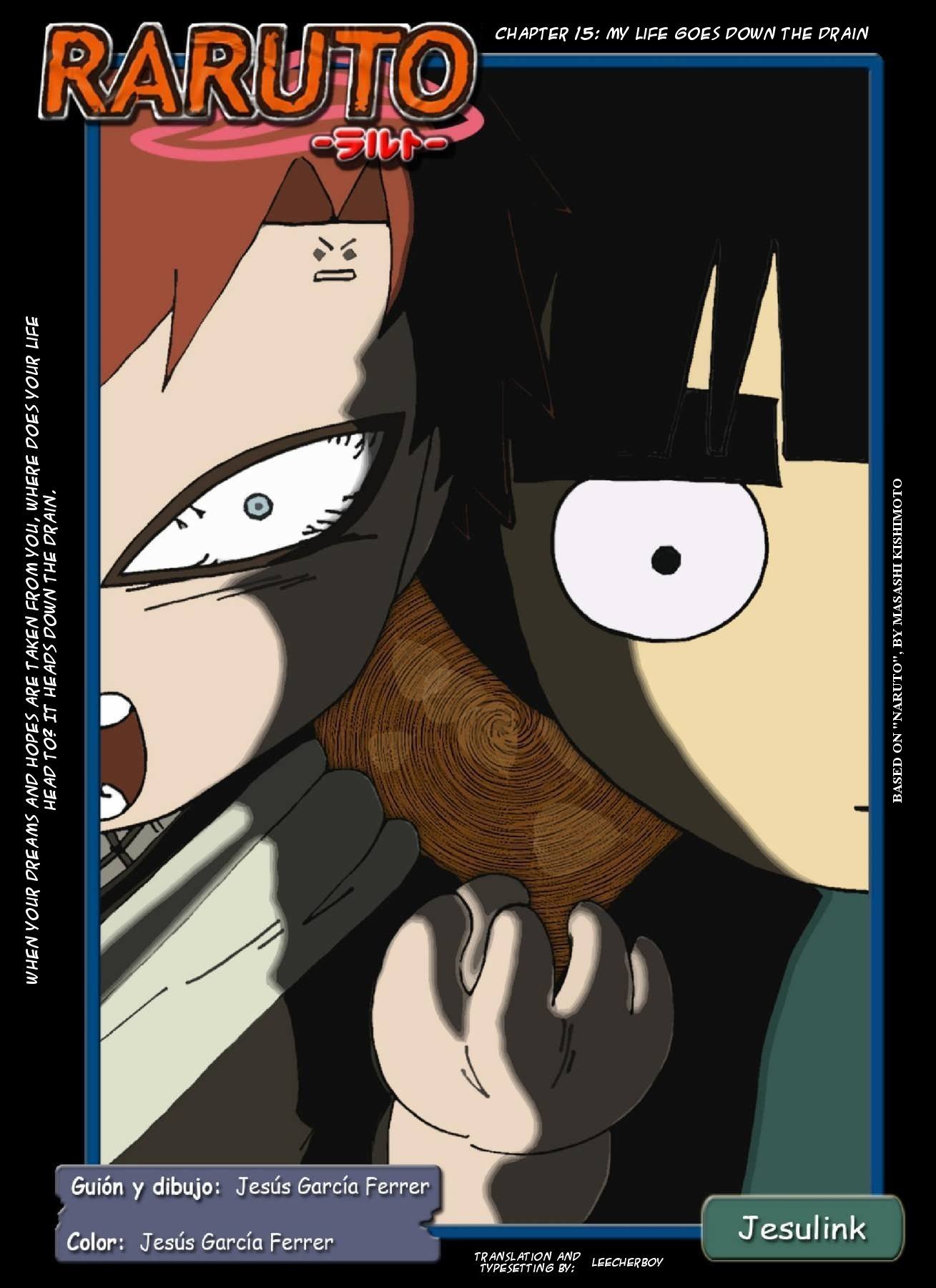 Raruto Chapter 15.2 page 3 - Chapter 15 v2 : My life goes down the drain