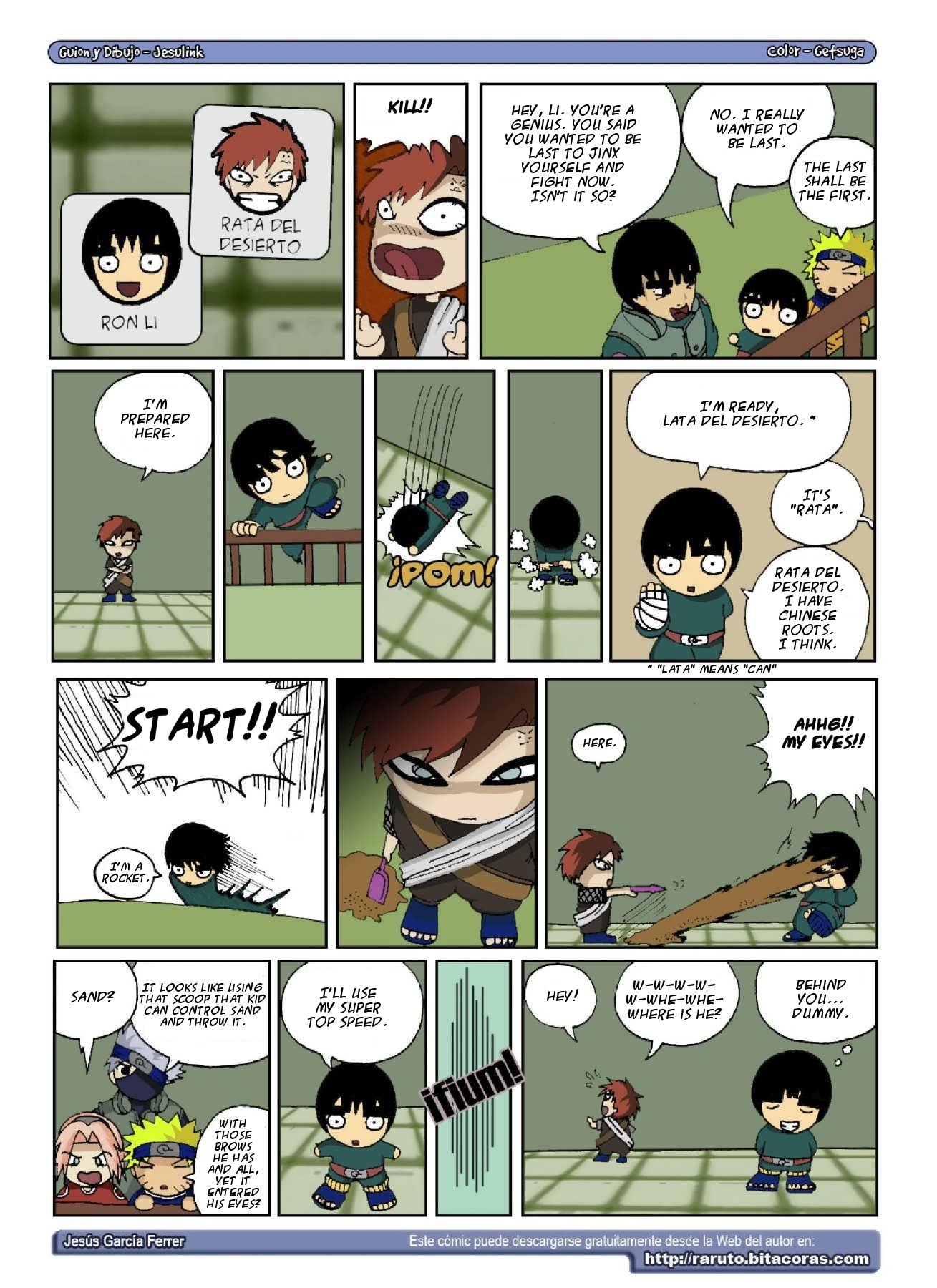 Raruto Chapter 15.2 page 4 - Chapter 15 v2 : My life goes down the drain