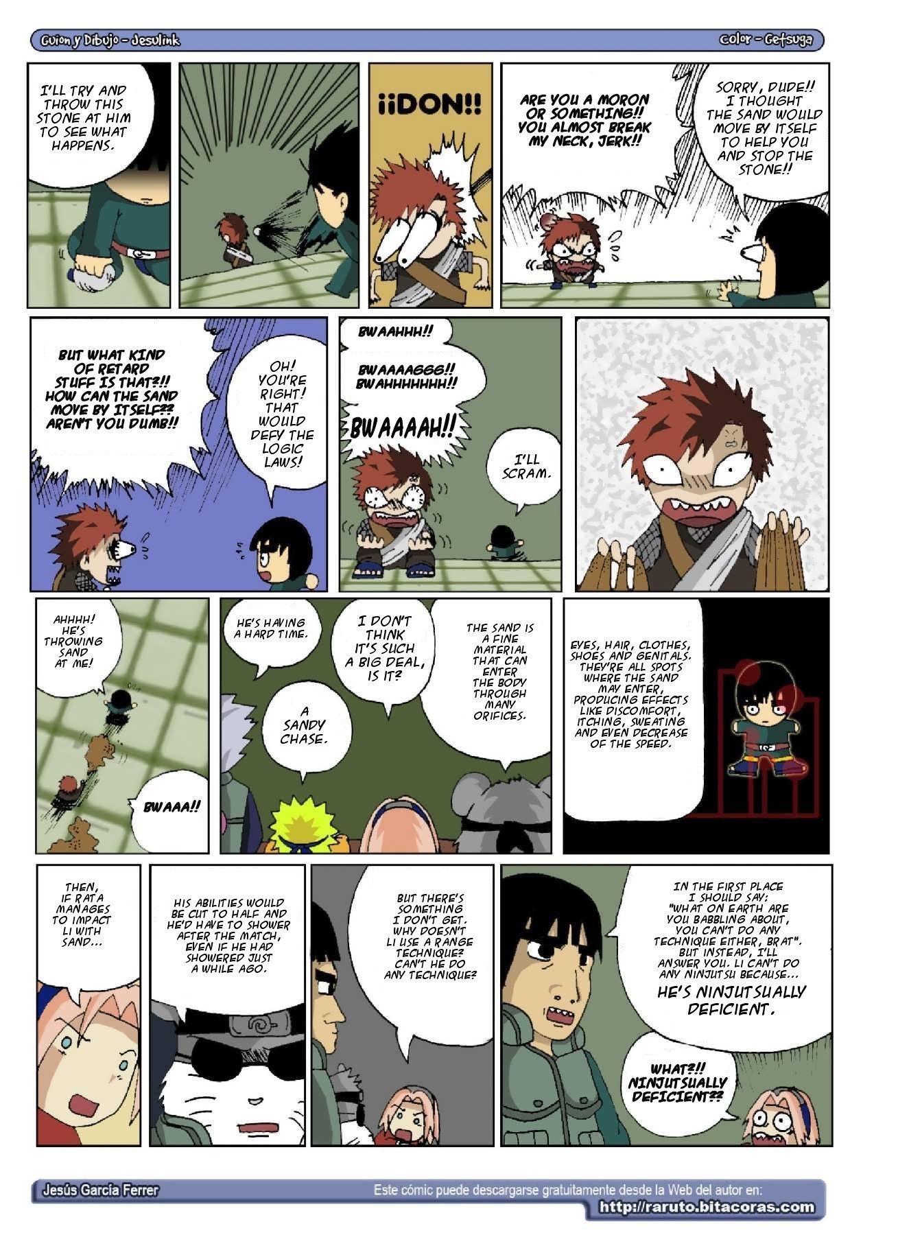 Raruto Chapter 15.2 page 5 - Chapter 15 v2 : My life goes down the drain