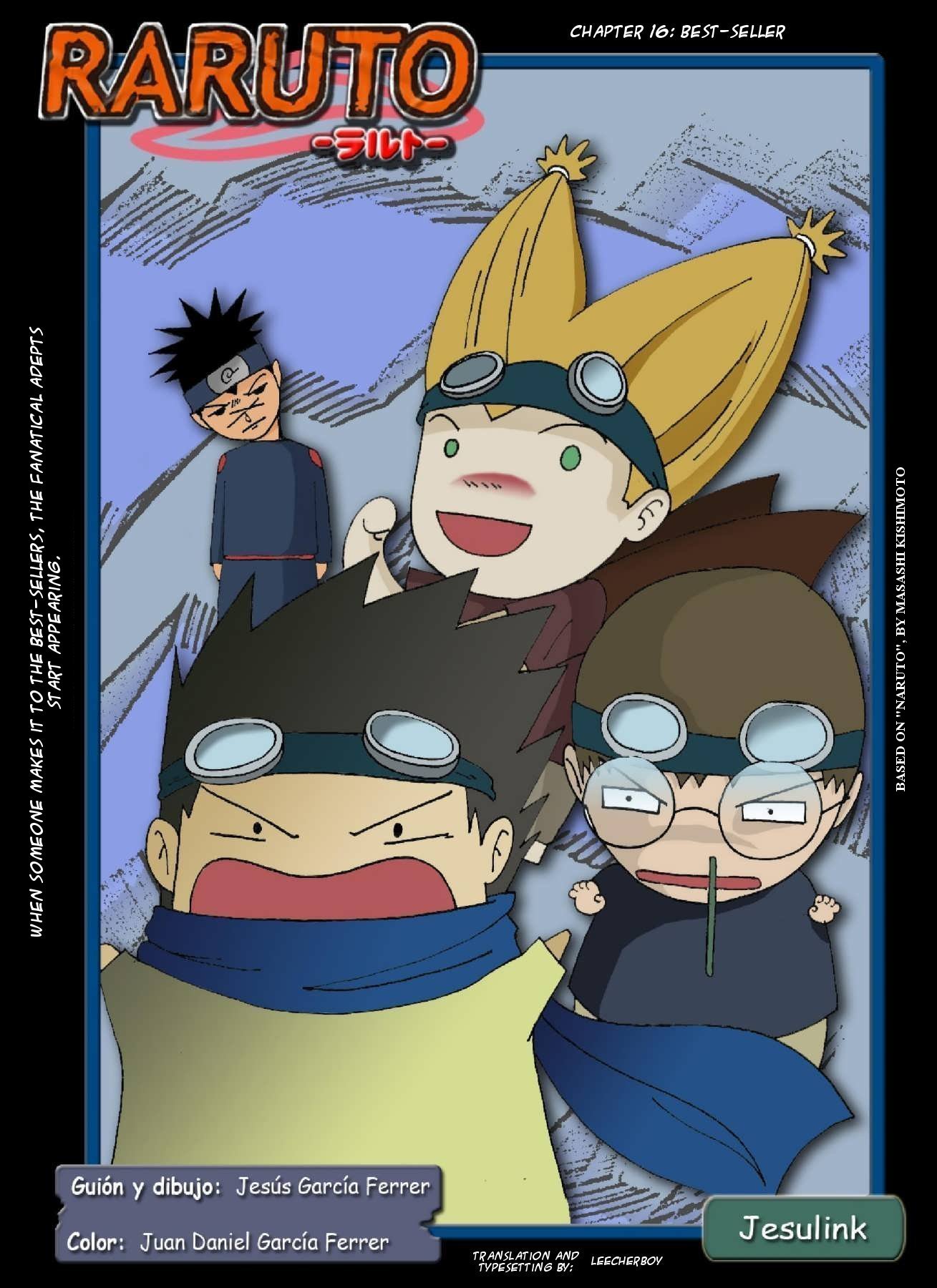 Raruto Chapter 16.2 page 1 - Chapter 16 v2 : Best-seller