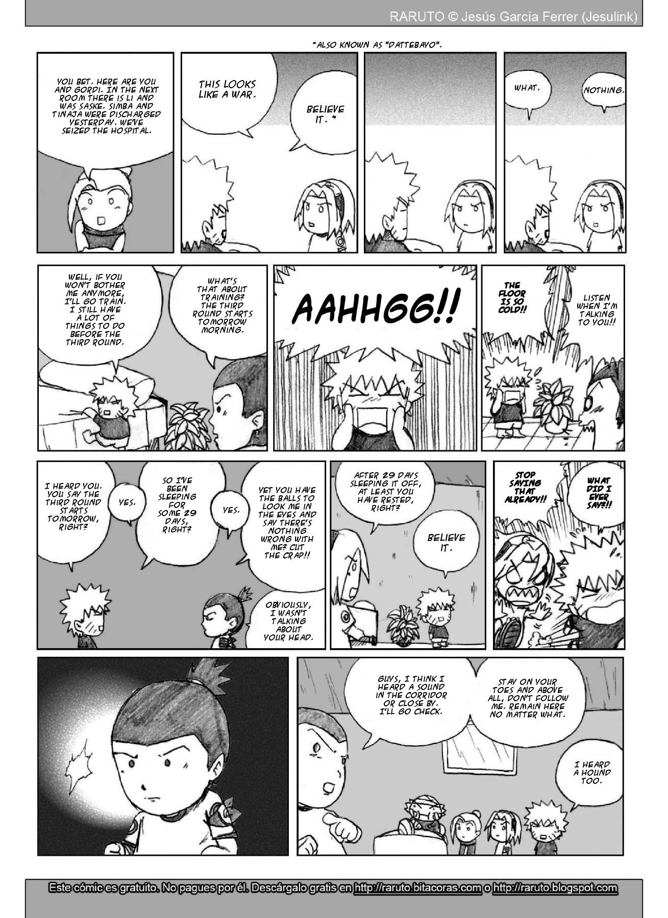 Raruto Chapter 18.2 page 12 - Chapter 18 v2 : Cagarruta, I choose you!