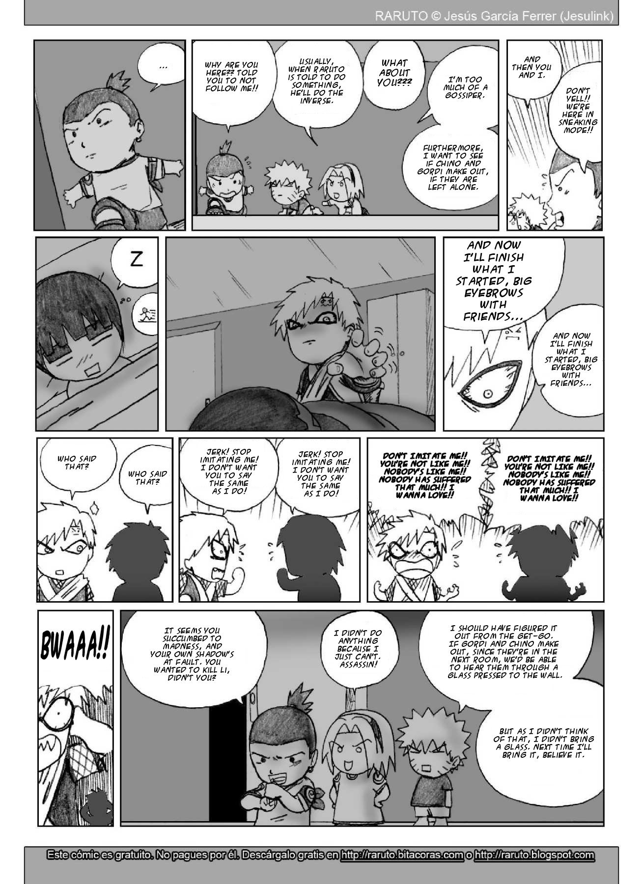 Raruto Chapter 18.2 page 13 - Chapter 18 v2 : Cagarruta, I choose you!