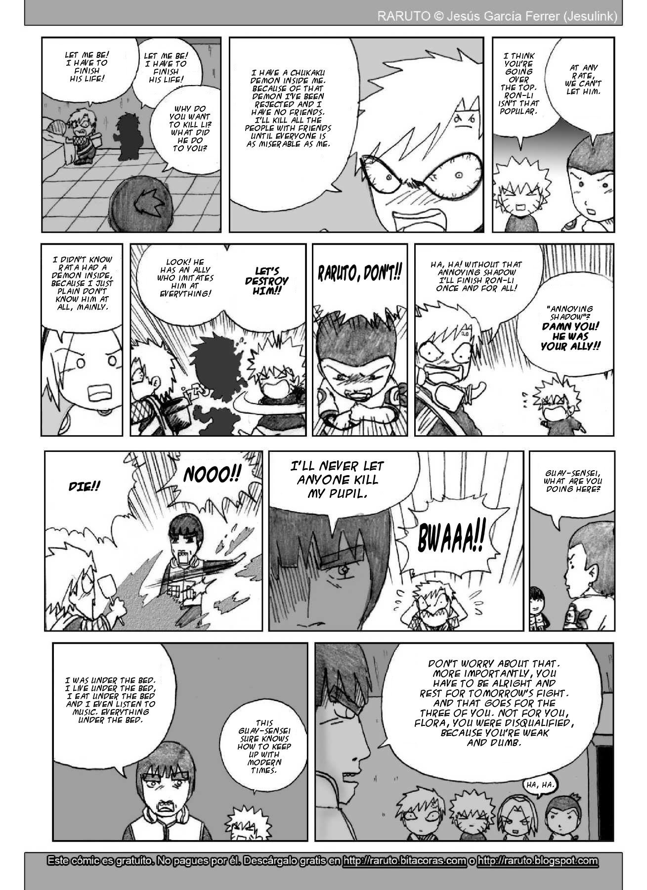 Raruto Chapter 18.2 page 14 - Chapter 18 v2 : Cagarruta, I choose you!