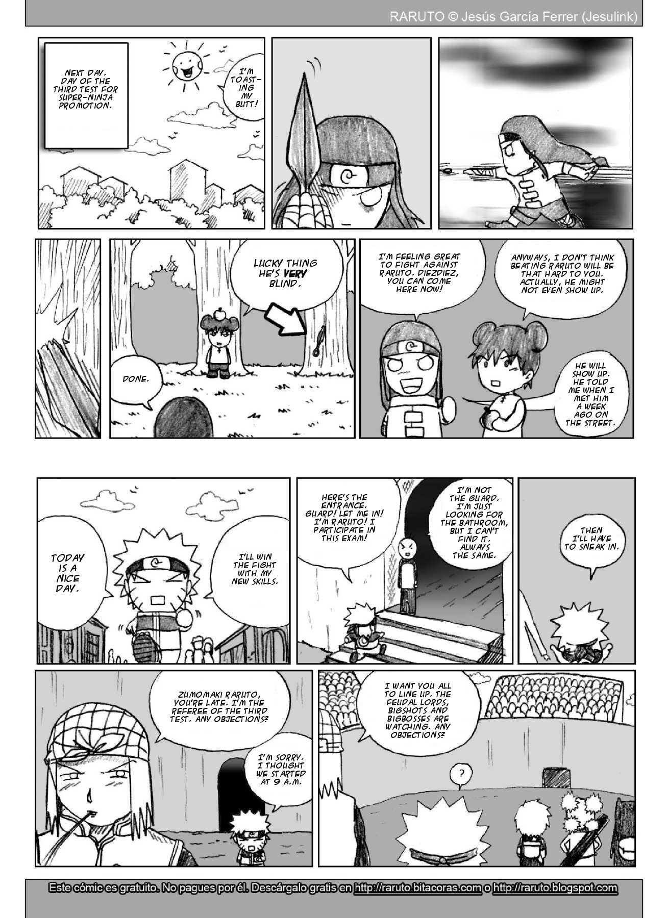 Raruto Chapter 18.2 page 15 - Chapter 18 v2 : Cagarruta, I choose you!