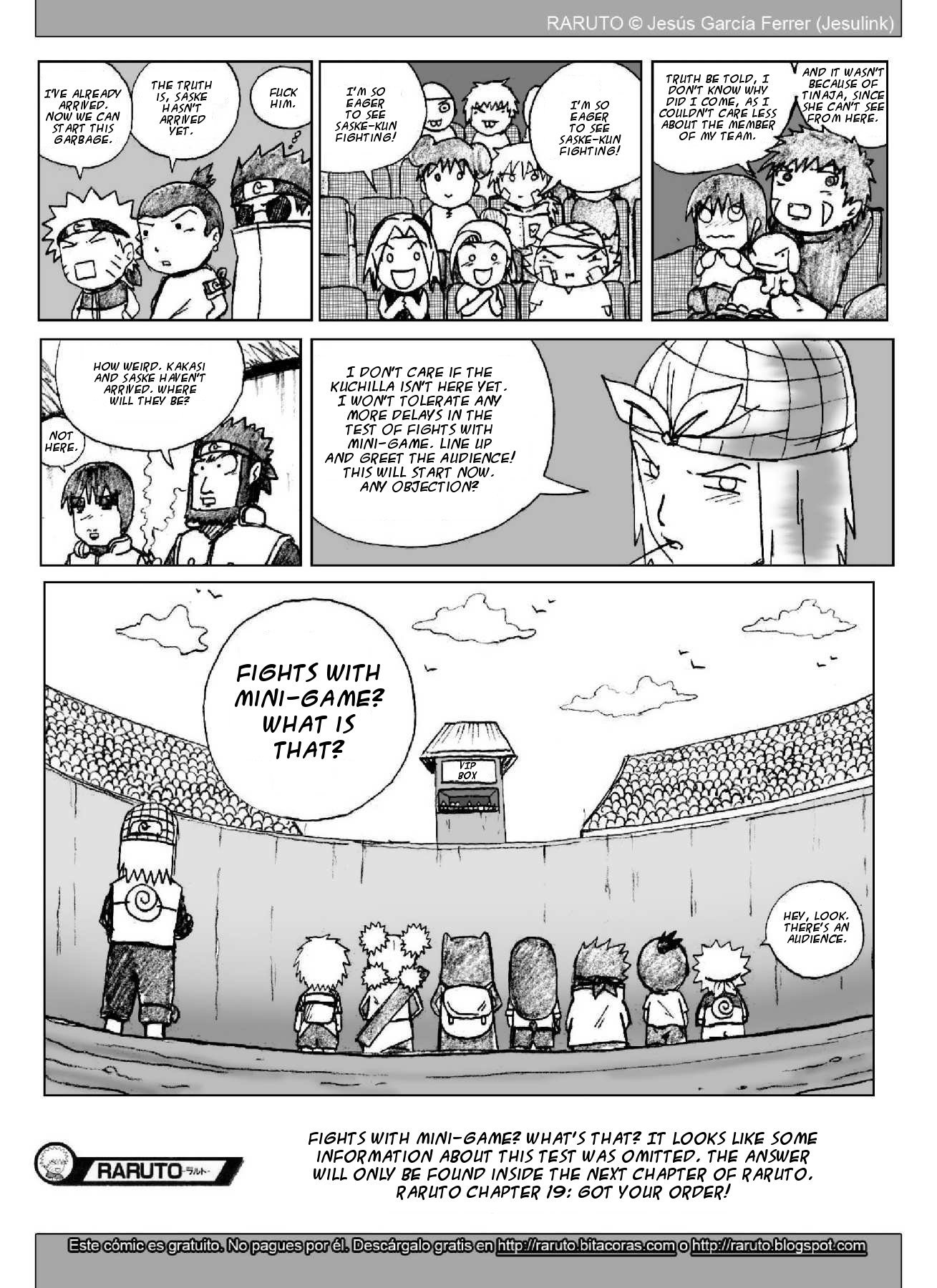 Raruto Chapter 18.2 page 16 - Chapter 18 v2 : Cagarruta, I choose you!