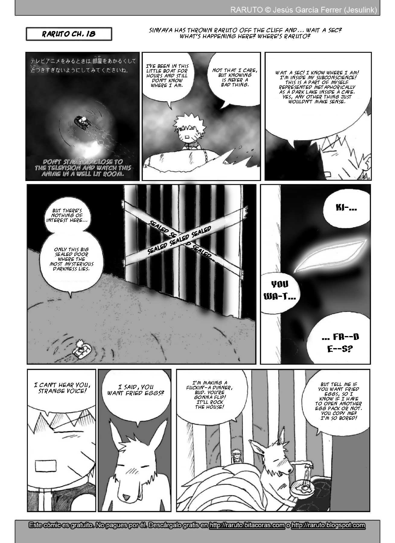 Raruto Chapter 18.2 page 2 - Chapter 18 v2 : Cagarruta, I choose you!