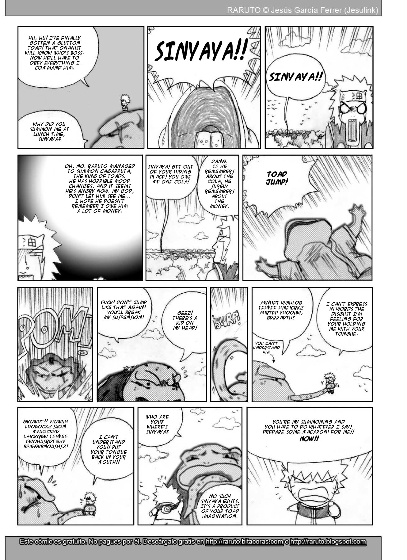 Raruto Chapter 18.2 page 5 - Chapter 18 v2 : Cagarruta, I choose you!