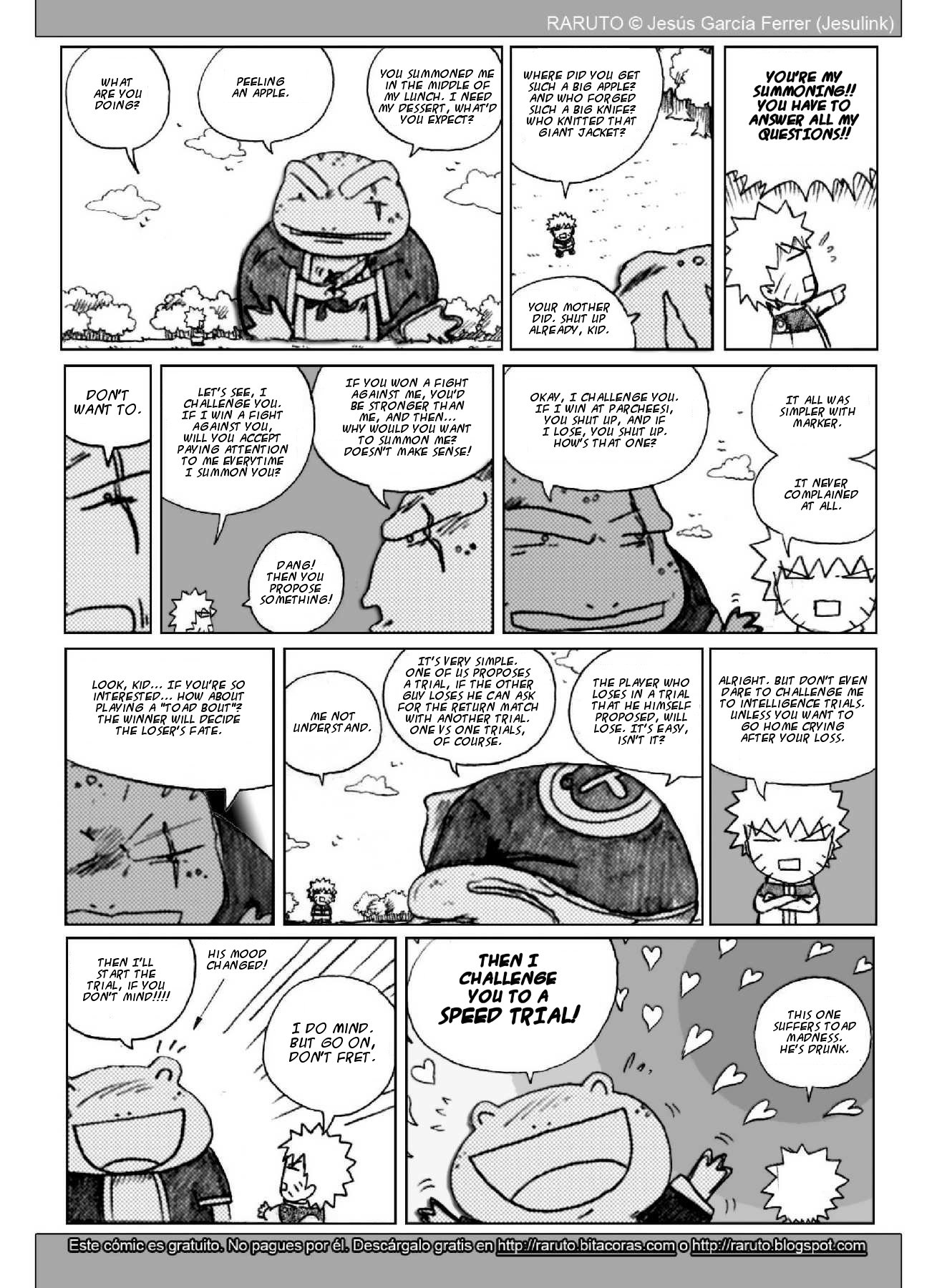 Raruto Chapter 18.2 page 6 - Chapter 18 v2 : Cagarruta, I choose you!