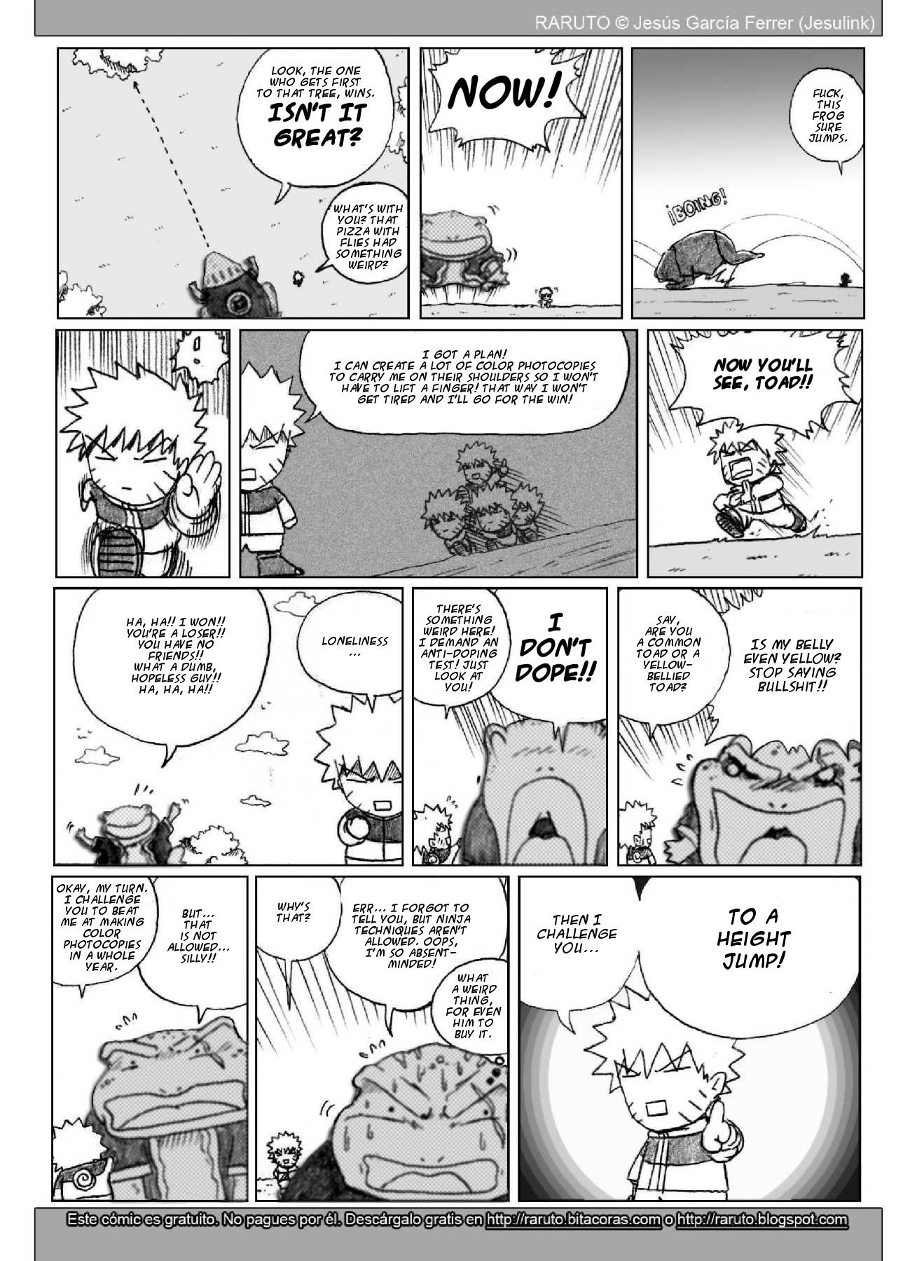 Raruto Chapter 18.2 page 7 - Chapter 18 v2 : Cagarruta, I choose you!