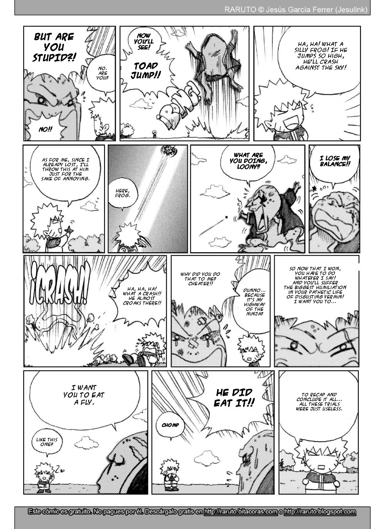 Raruto Chapter 18.2 page 8 - Chapter 18 v2 : Cagarruta, I choose you!