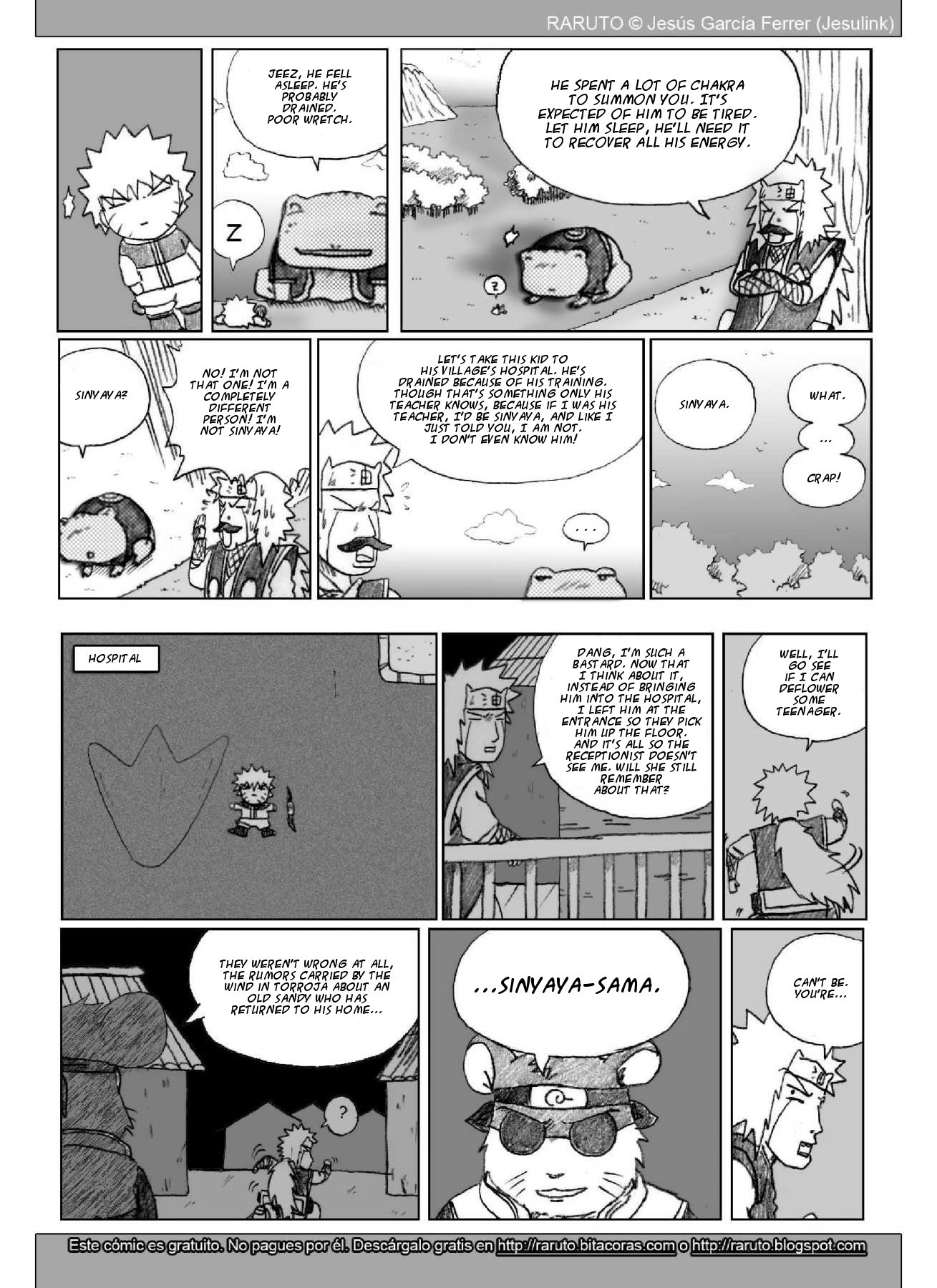 Raruto Chapter 18.2 page 9 - Chapter 18 v2 : Cagarruta, I choose you!