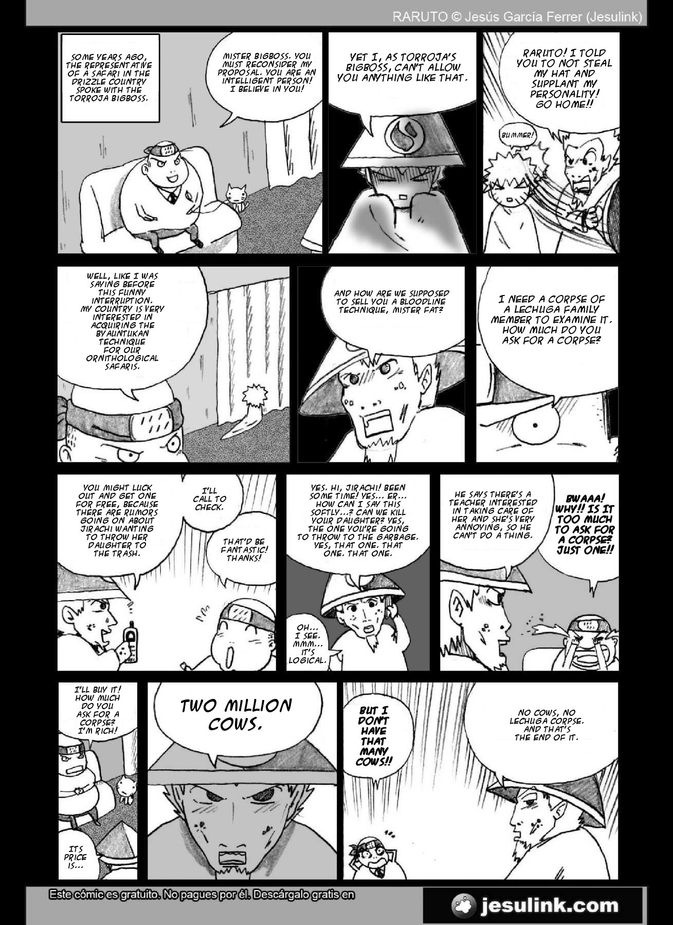 Raruto Chapter 19.2 page 12 - Chapter 19 v2 : Got your order!