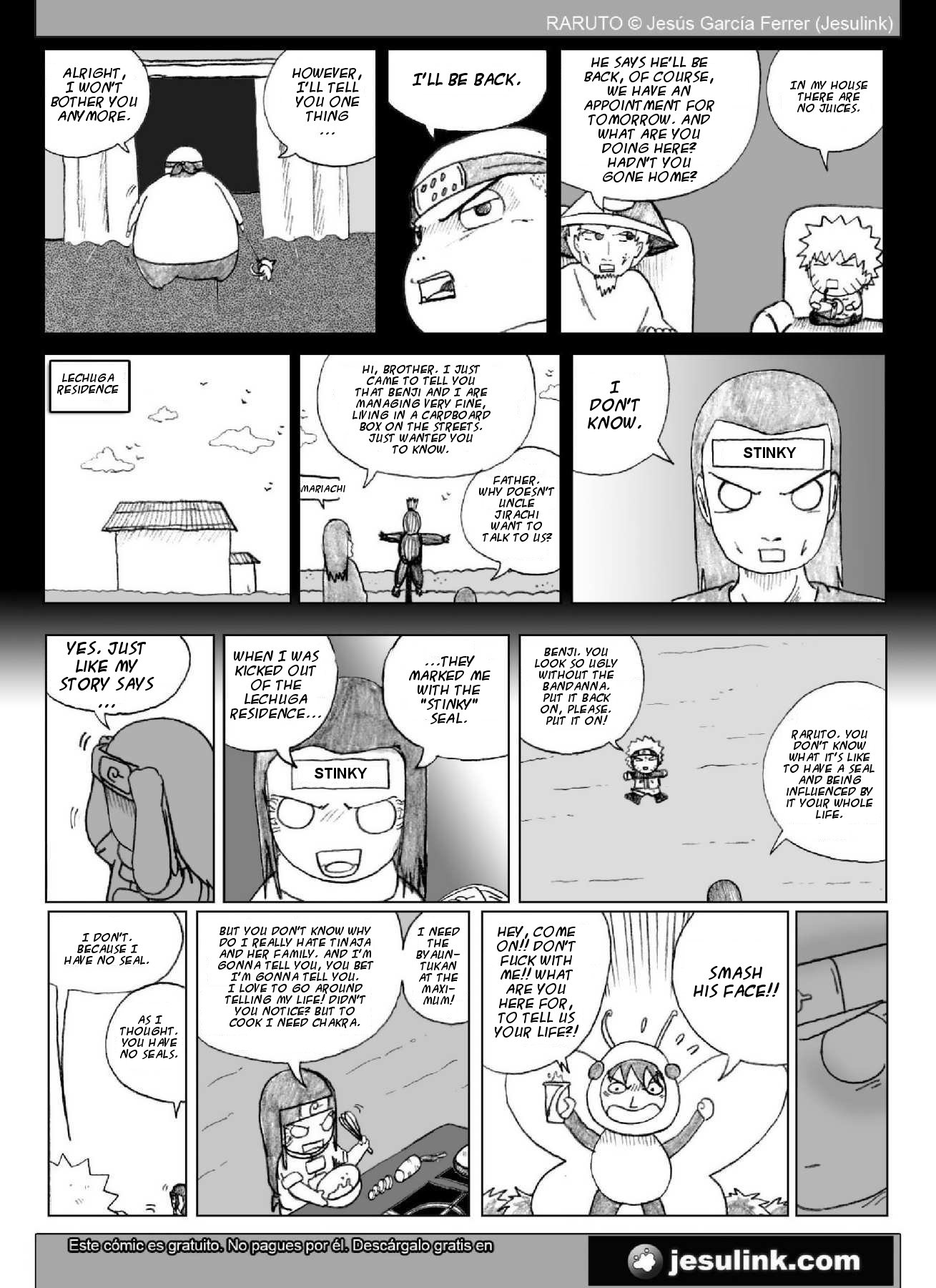 Raruto Chapter 19.2 page 13 - Chapter 19 v2 : Got your order!