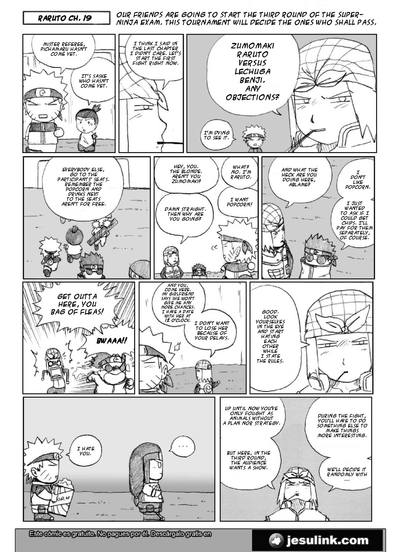 Raruto Chapter 19.2 page 2 - Chapter 19 v2 : Got your order!