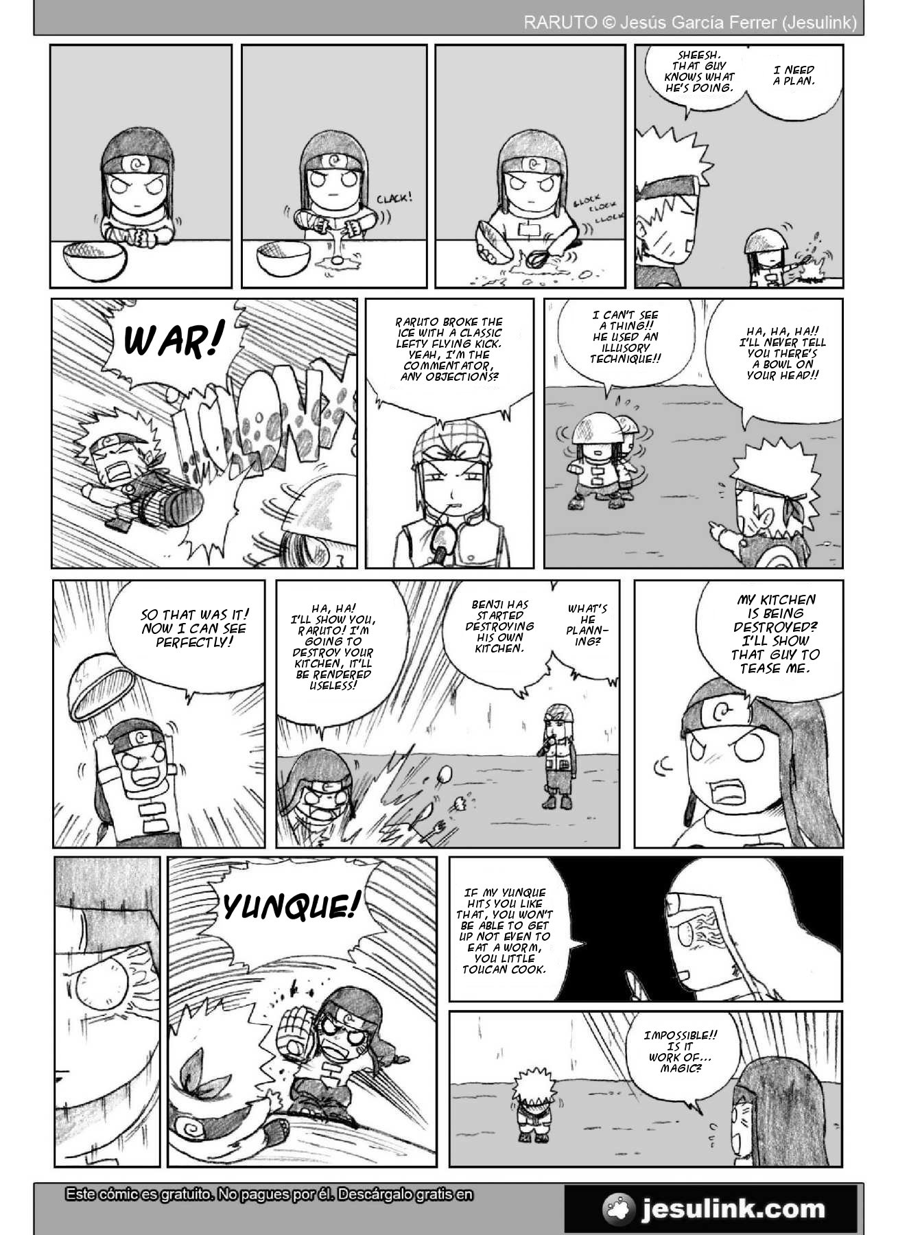 Raruto Chapter 19.2 page 5 - Chapter 19 v2 : Got your order!