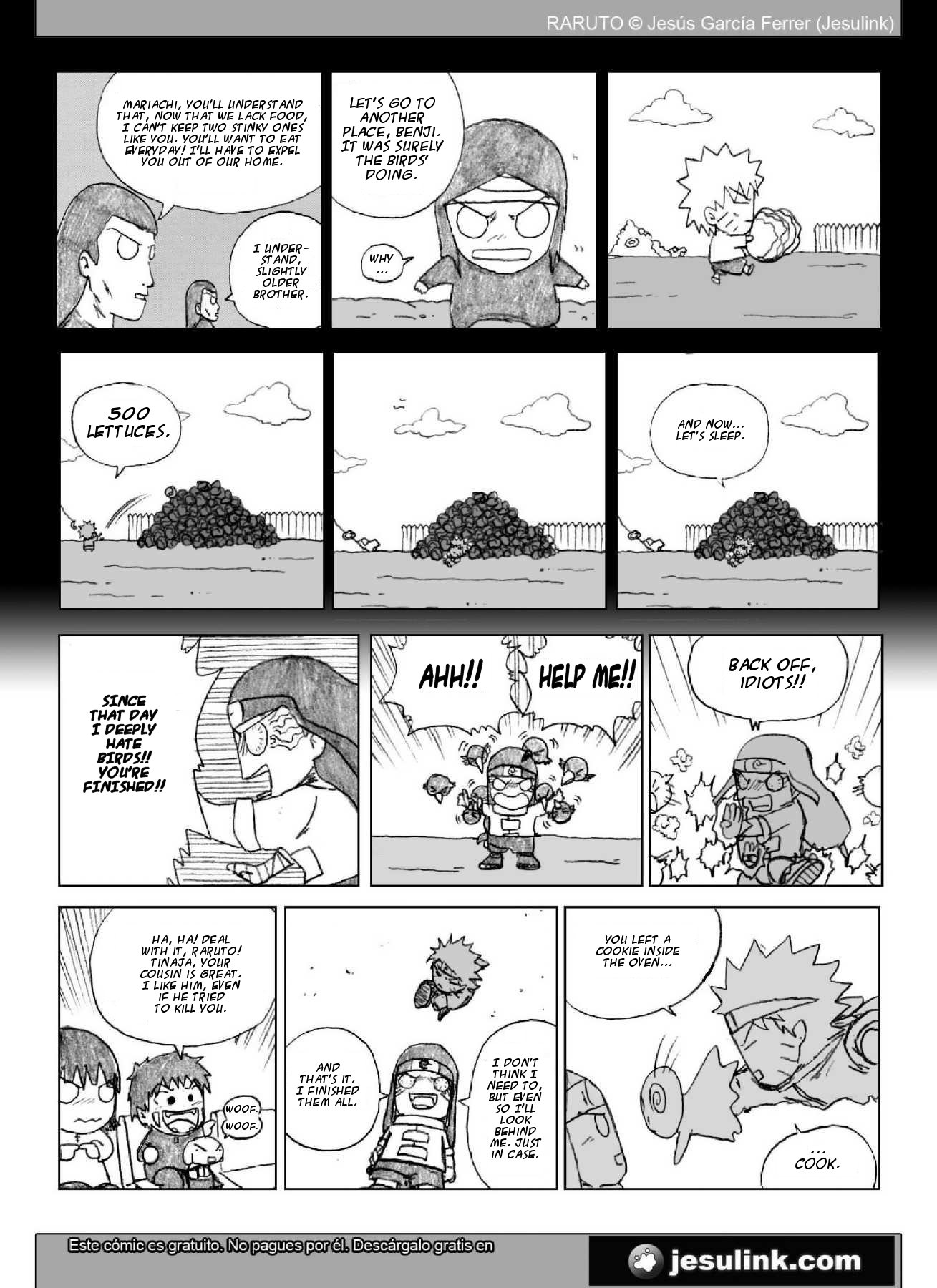 Raruto Chapter 19.2 page 8 - Chapter 19 v2 : Got your order!