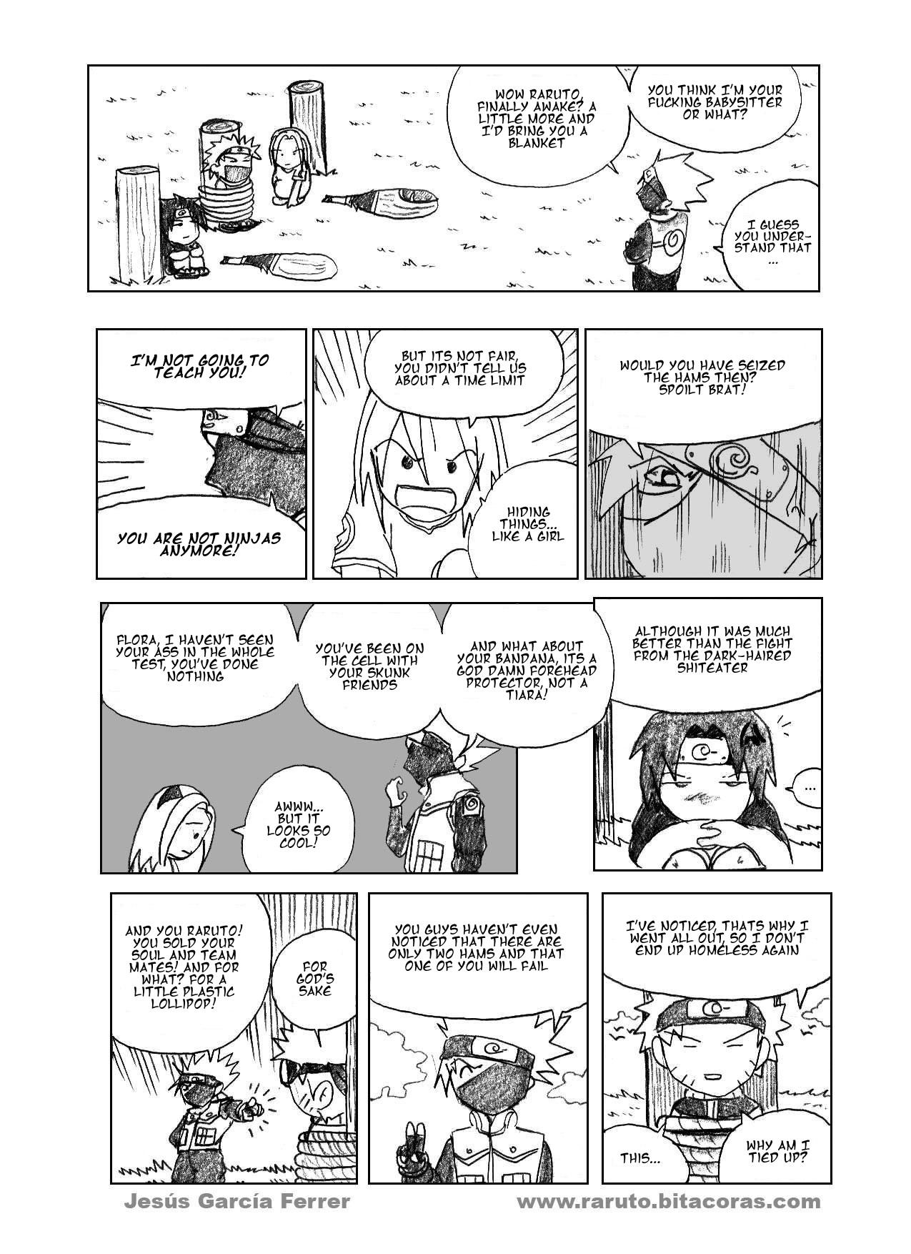 Raruto Chapter 2.2 page 13 - Chapter 2 v2 : The trial of the hams
