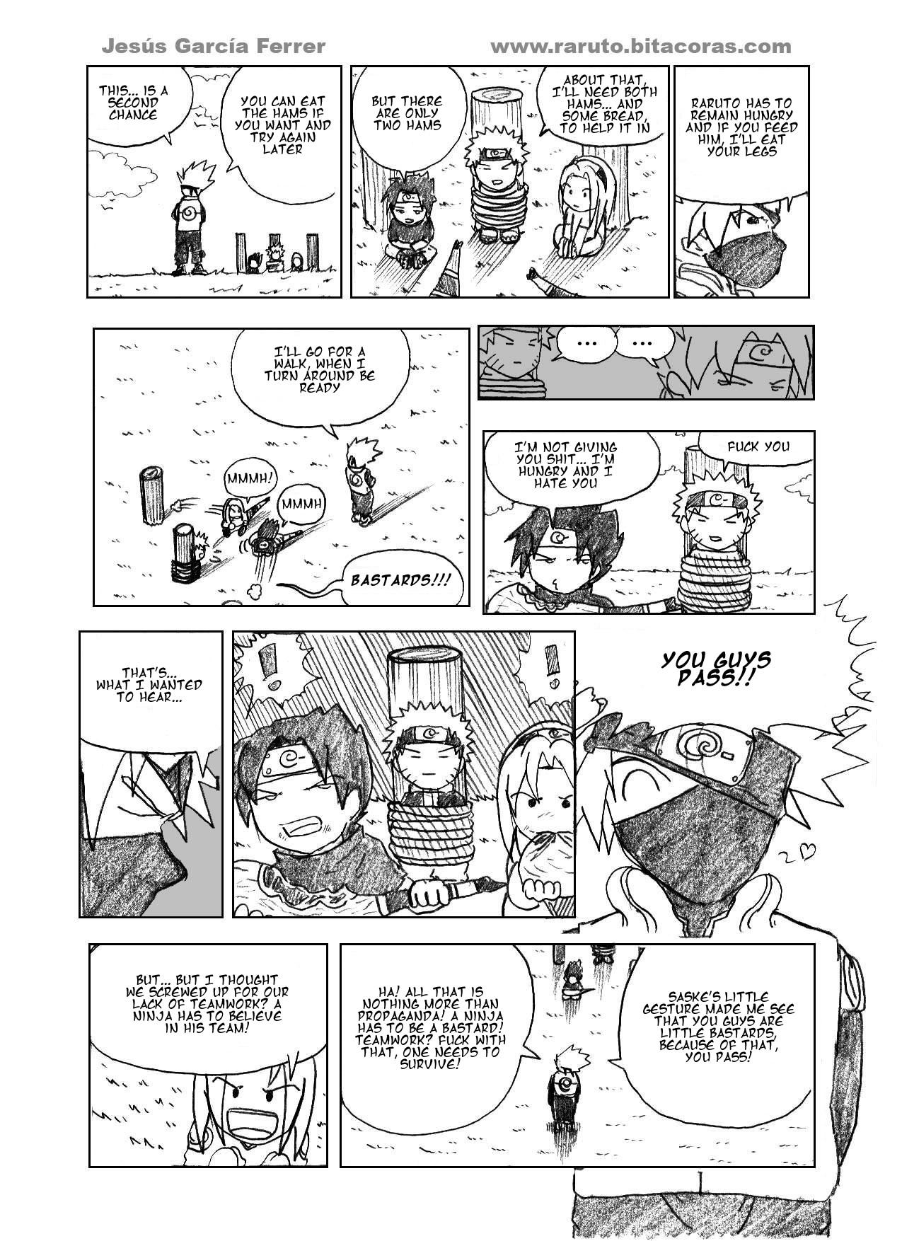 Raruto Chapter 2.2 page 14 - Chapter 2 v2 : The trial of the hams