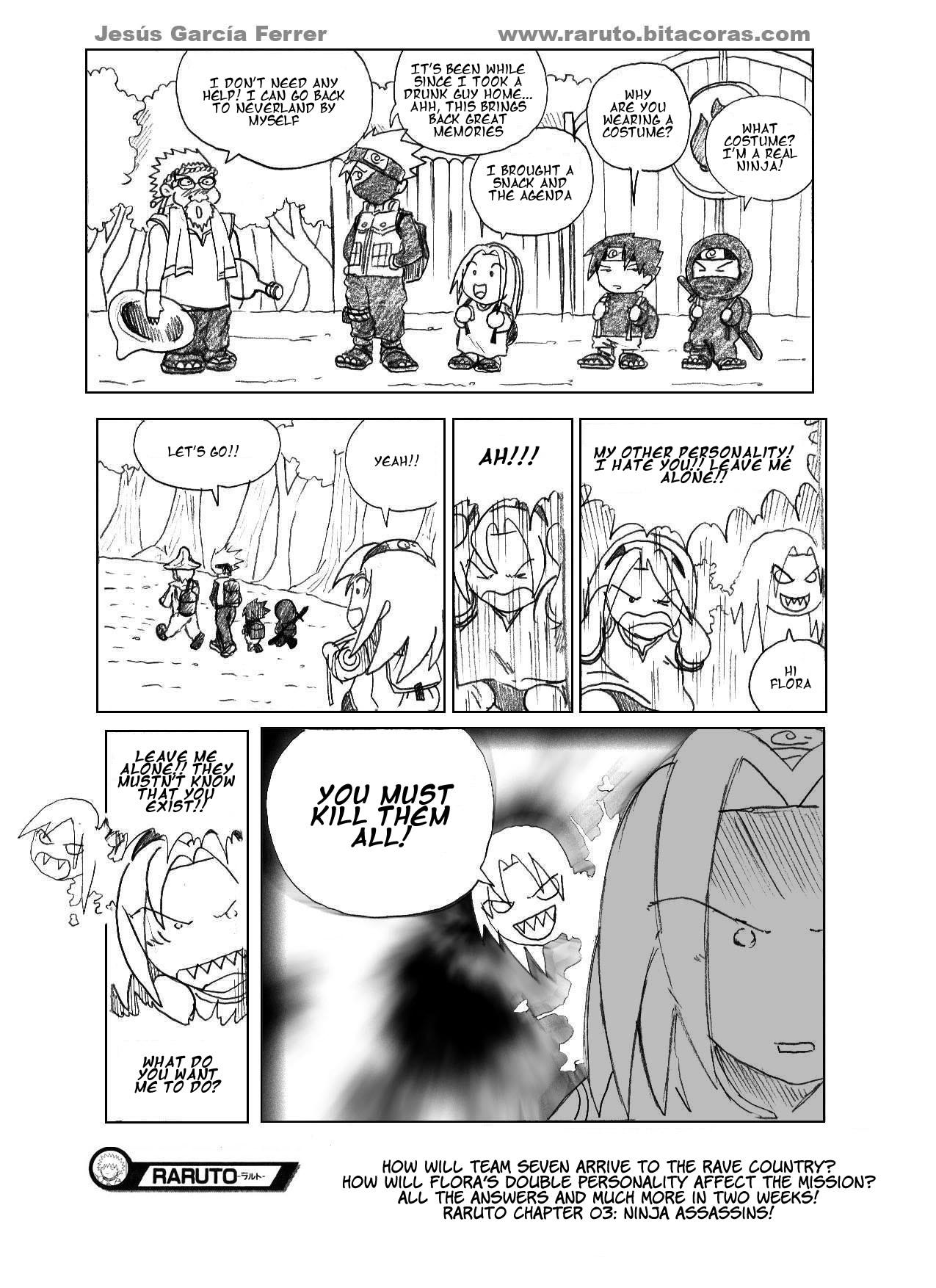 Raruto Chapter 2.2 page 17 - Chapter 2 v2 : The trial of the hams