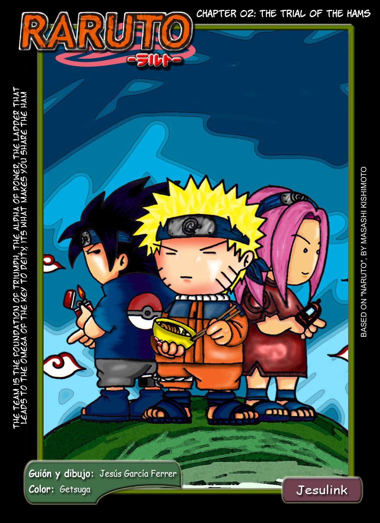 Raruto Chapter 2.2 page 2 - Chapter 2 v2 : The trial of the hams