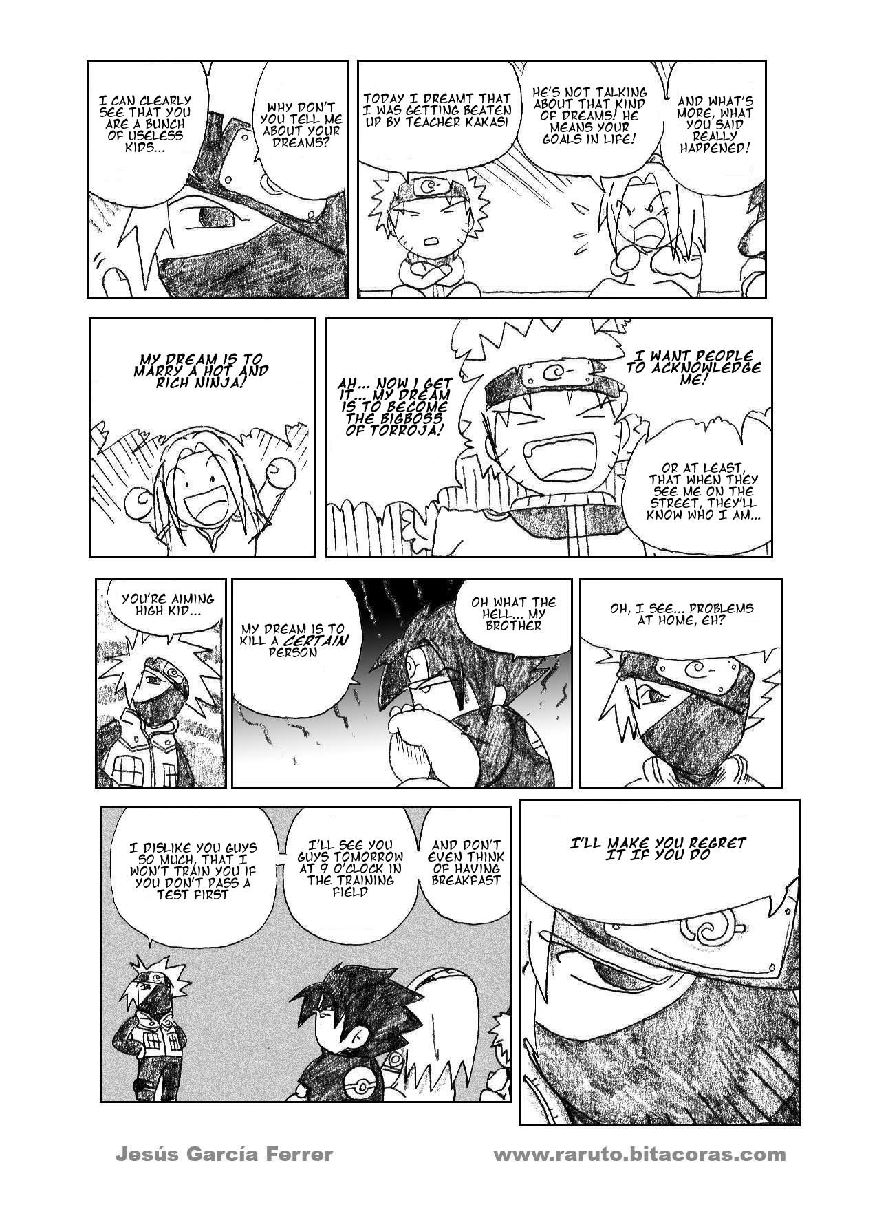 Raruto Chapter 2.2 page 5 - Chapter 2 v2 : The trial of the hams