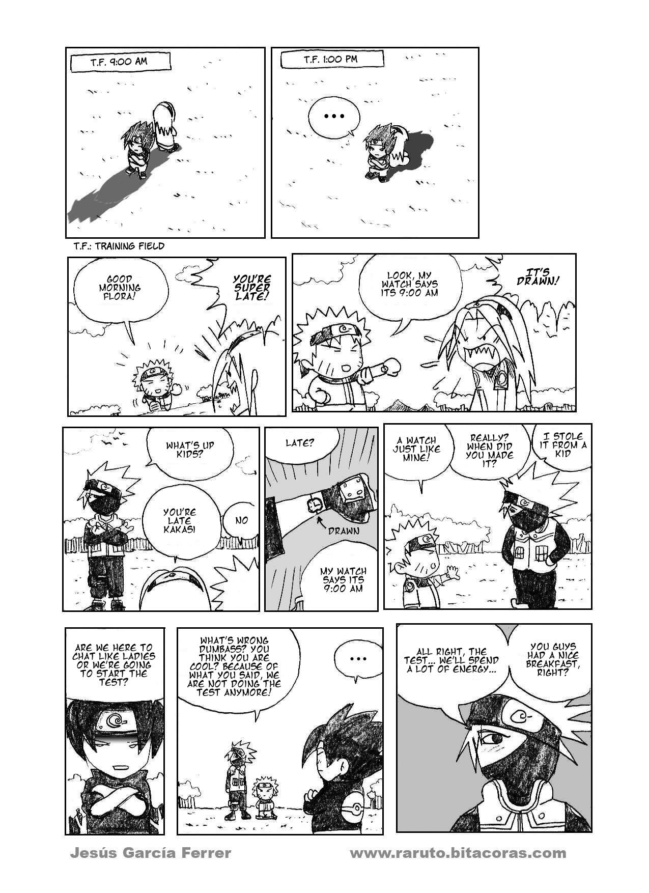 Raruto Chapter 2.2 page 6 - Chapter 2 v2 : The trial of the hams