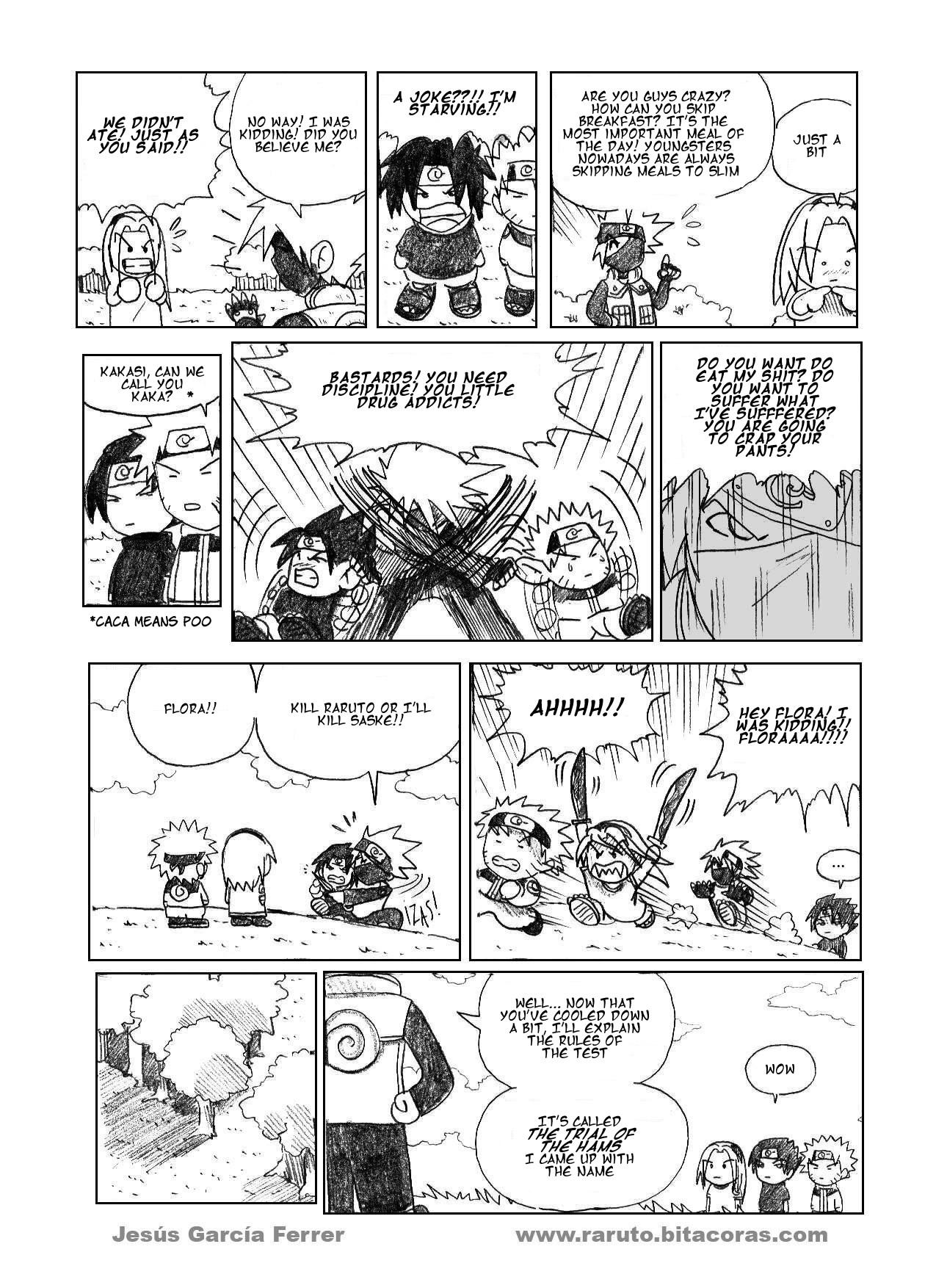 Raruto Chapter 2.2 page 7 - Chapter 2 v2 : The trial of the hams
