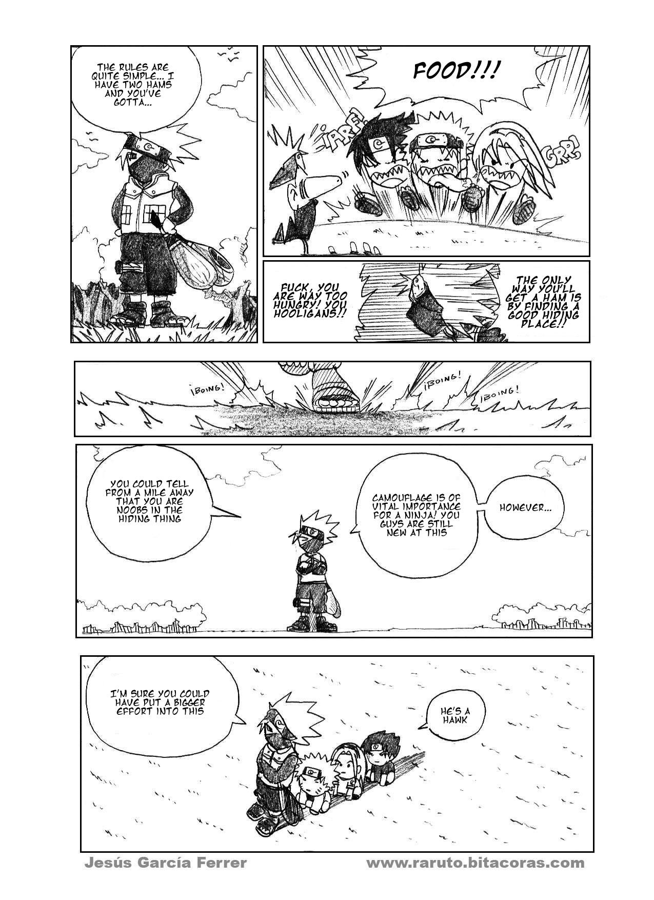 Raruto Chapter 2.2 page 8 - Chapter 2 v2 : The trial of the hams