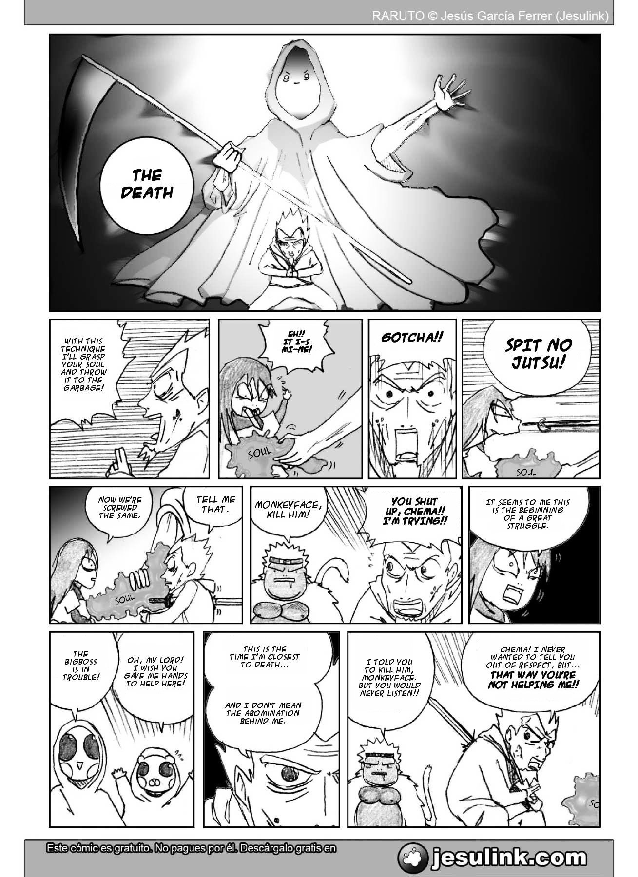 Raruto Chapter 21.2 page 10 - Chapter 21.2 (b): Inversion (II)
