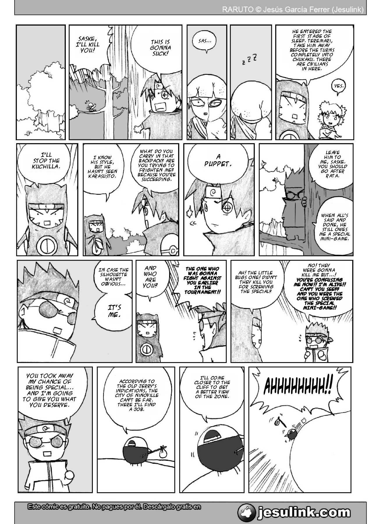 Raruto Chapter 21.2 page 11 - Chapter 21.2 (b): Inversion (II)