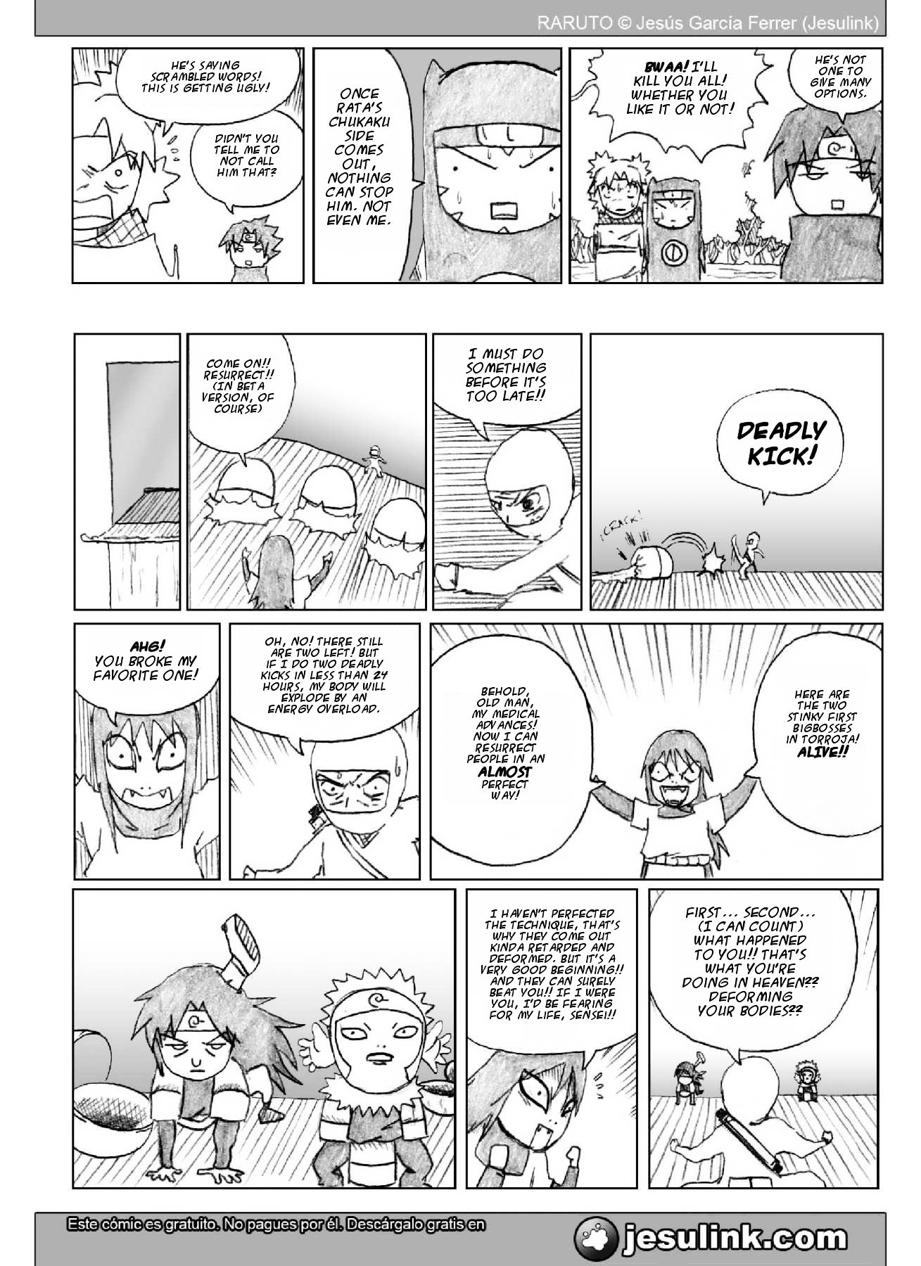 Raruto Chapter 21.2 page 3 - Chapter 21.2 (b): Inversion (II)