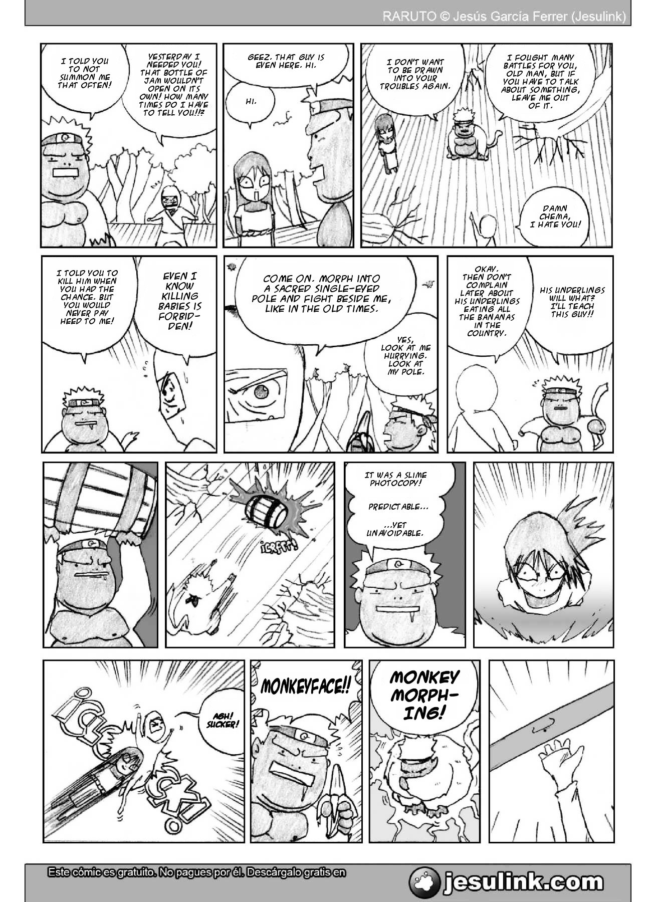 Raruto Chapter 21.2 page 6 - Chapter 21.2 (b): Inversion (II)