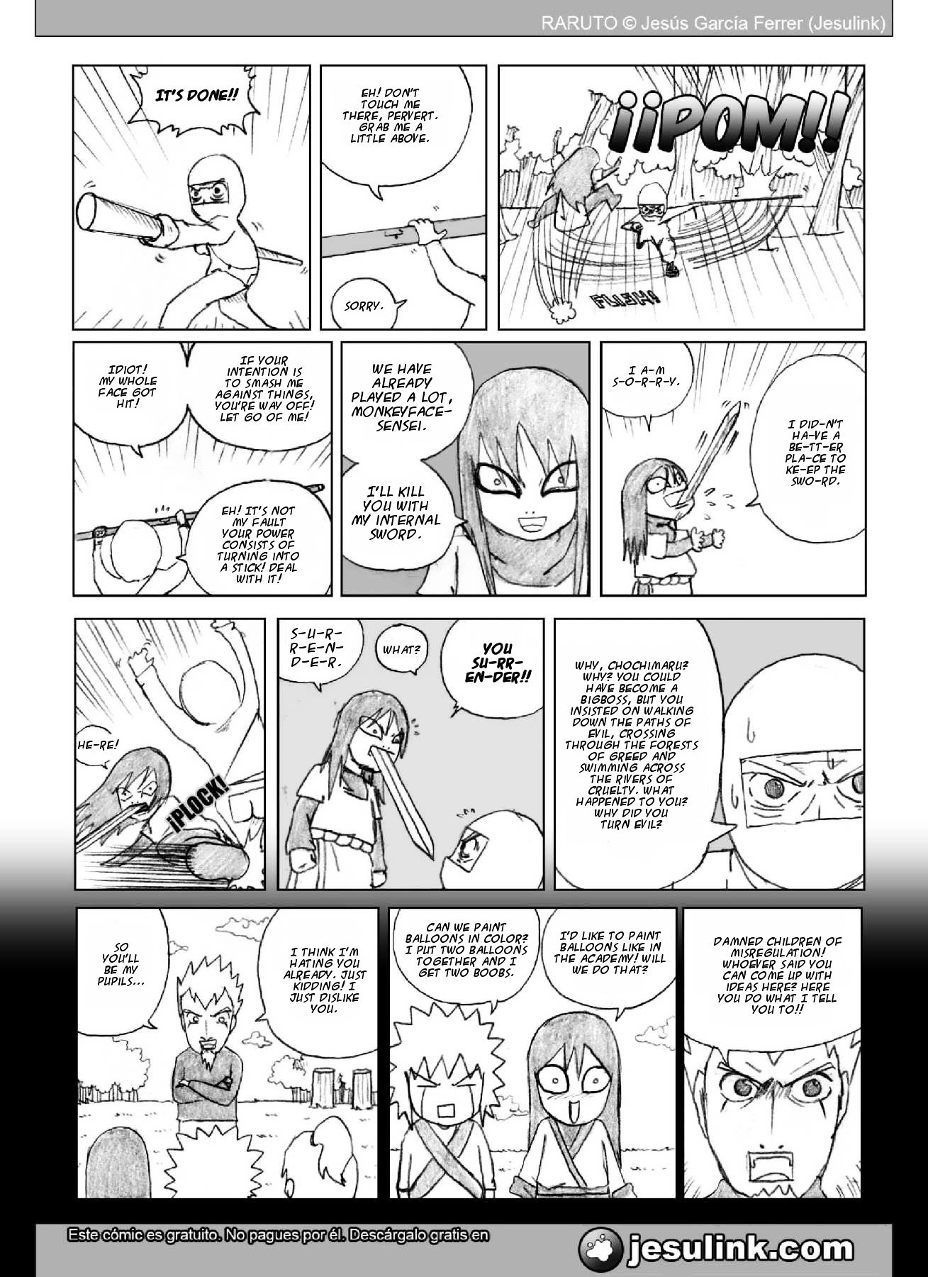 Raruto Chapter 21.2 page 7 - Chapter 21.2 (b): Inversion (II)