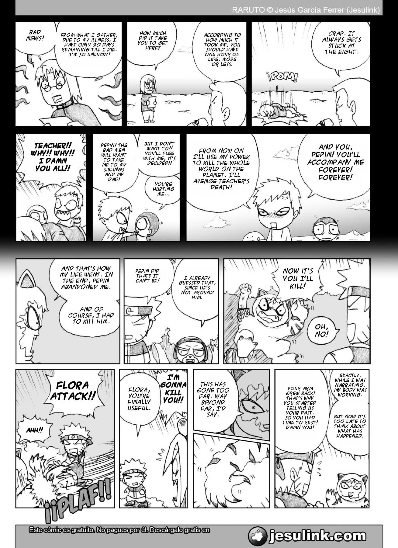 Raruto Chapter 21.3 page 10 - Chapter 21.3 (c): Inversion (III)