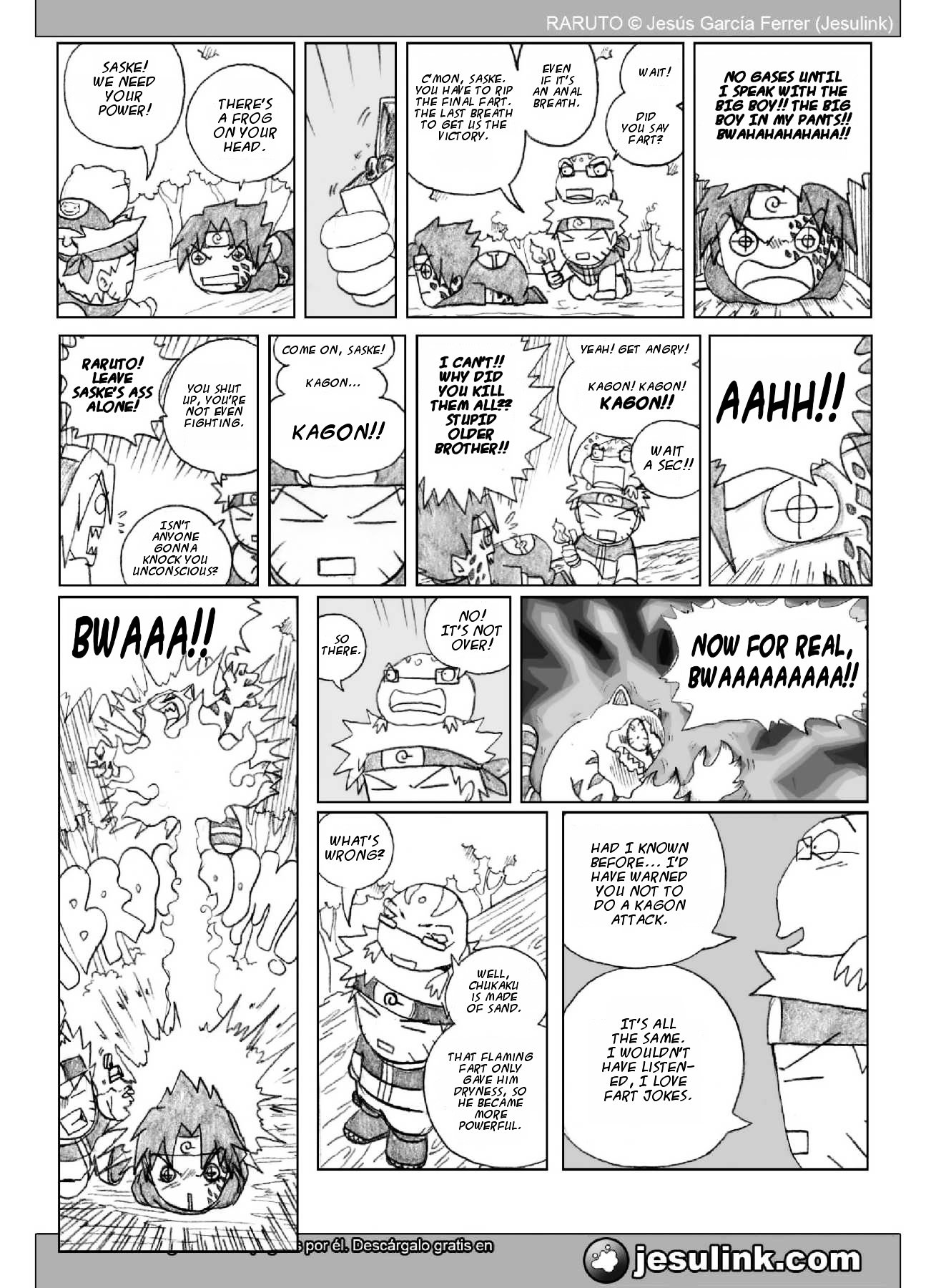 Raruto Chapter 21.3 page 12 - Chapter 21.3 (c): Inversion (III)