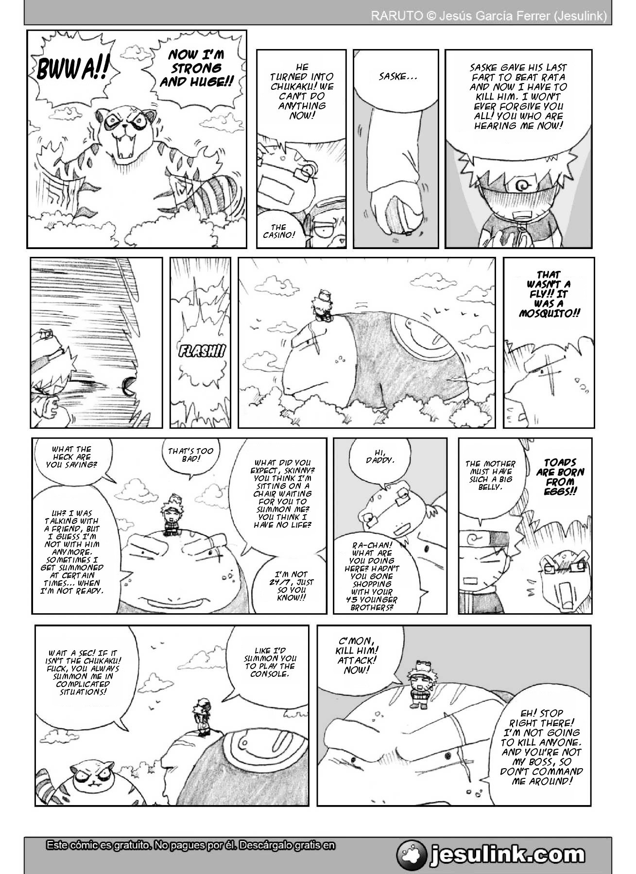 Raruto Chapter 21.3 page 13 - Chapter 21.3 (c): Inversion (III)