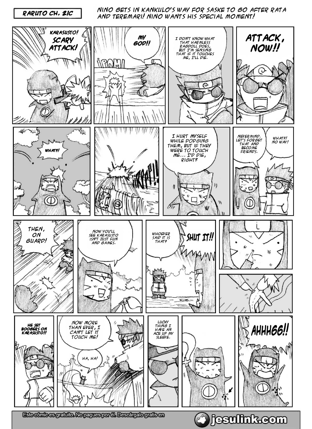 Raruto Chapter 21.3 page 2 - Chapter 21.3 (c): Inversion (III)
