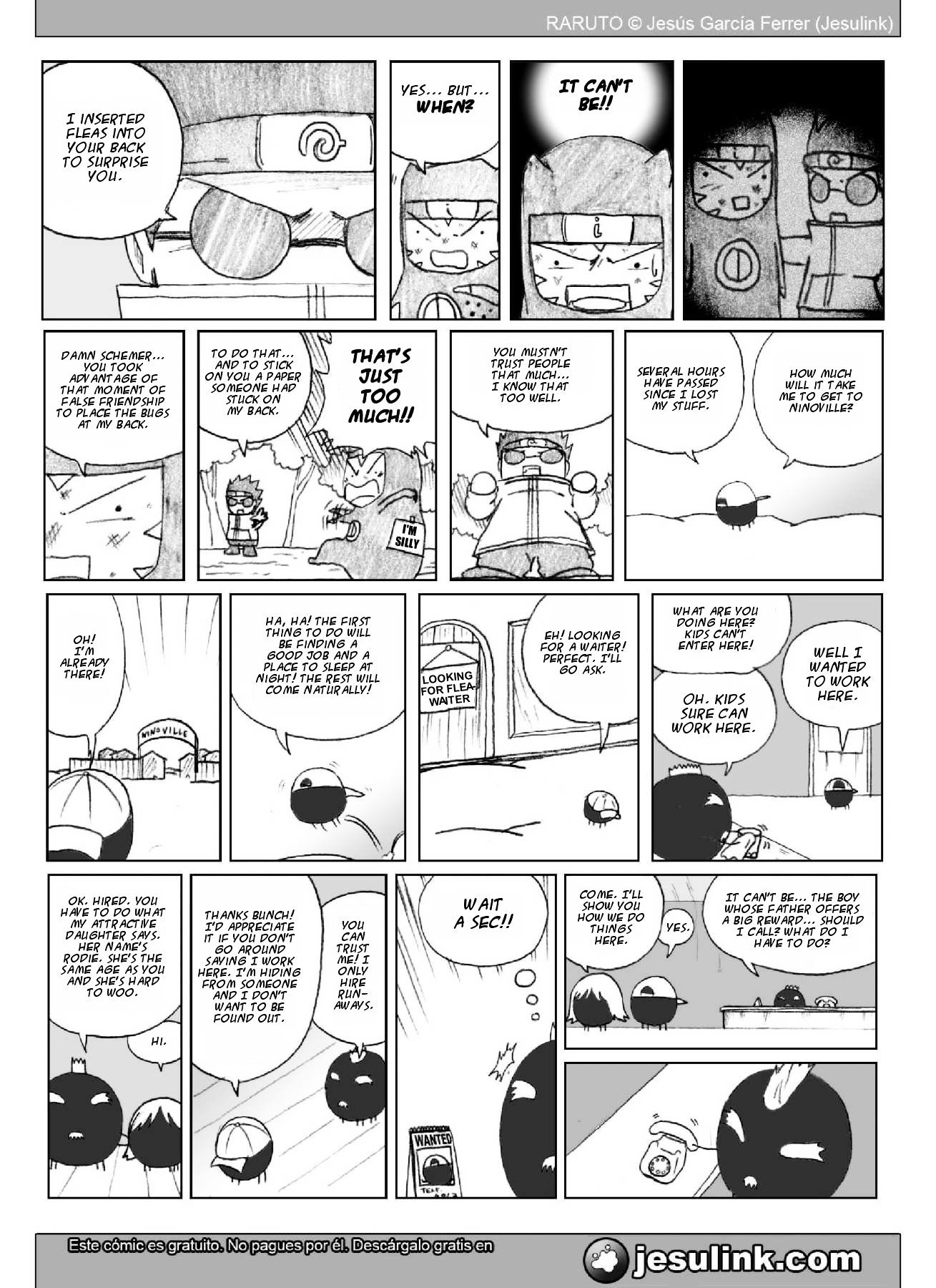 Raruto Chapter 21.3 page 3 - Chapter 21.3 (c): Inversion (III)