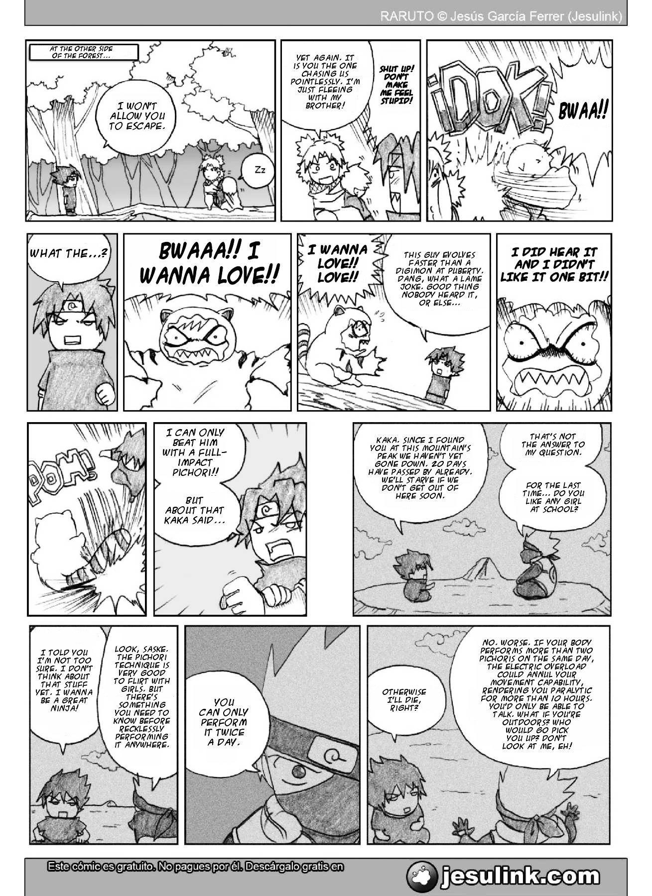 Raruto Chapter 21.3 page 5 - Chapter 21.3 (c): Inversion (III)