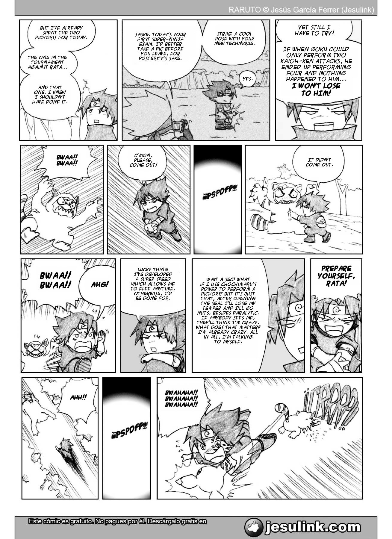 Raruto Chapter 21.3 page 6 - Chapter 21.3 (c): Inversion (III)