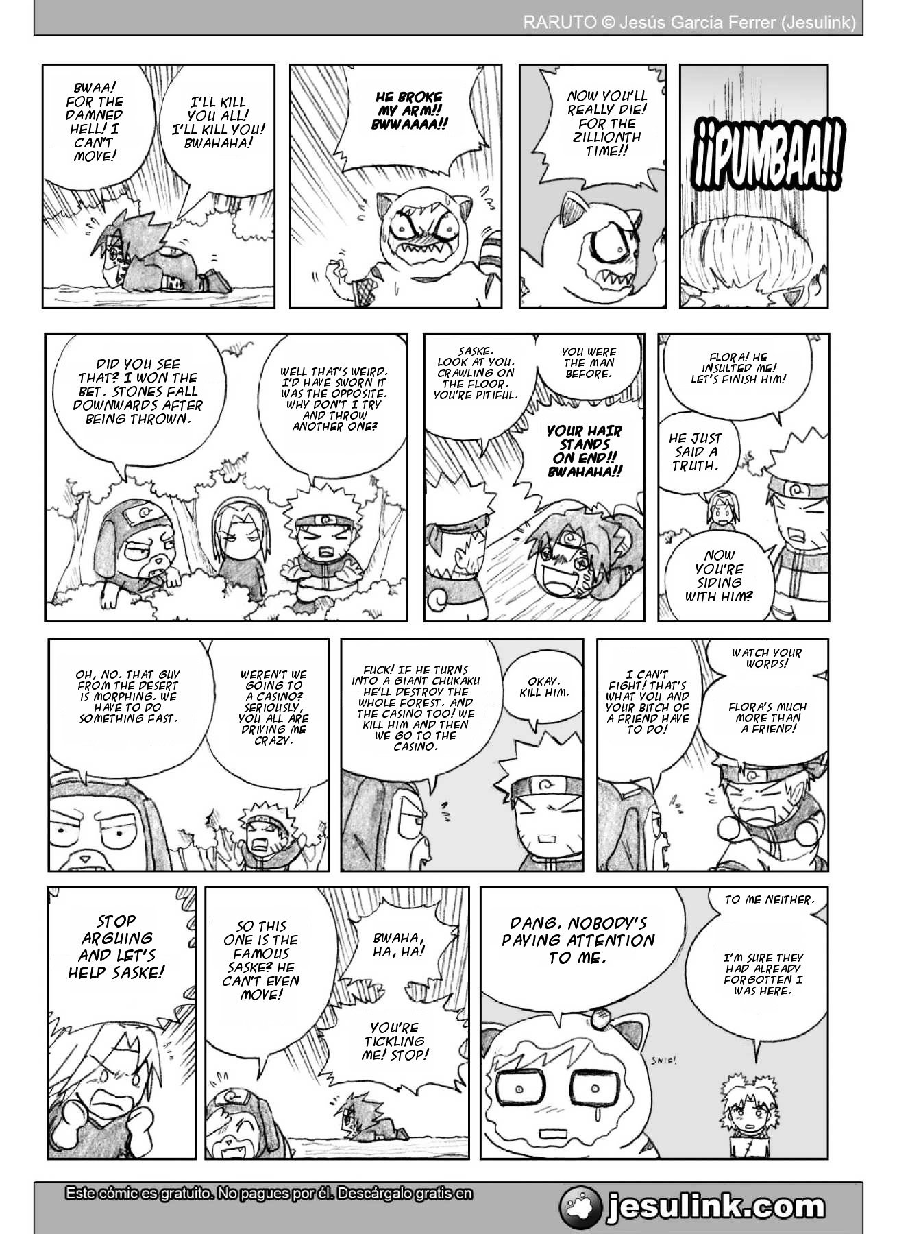 Raruto Chapter 21.3 page 7 - Chapter 21.3 (c): Inversion (III)