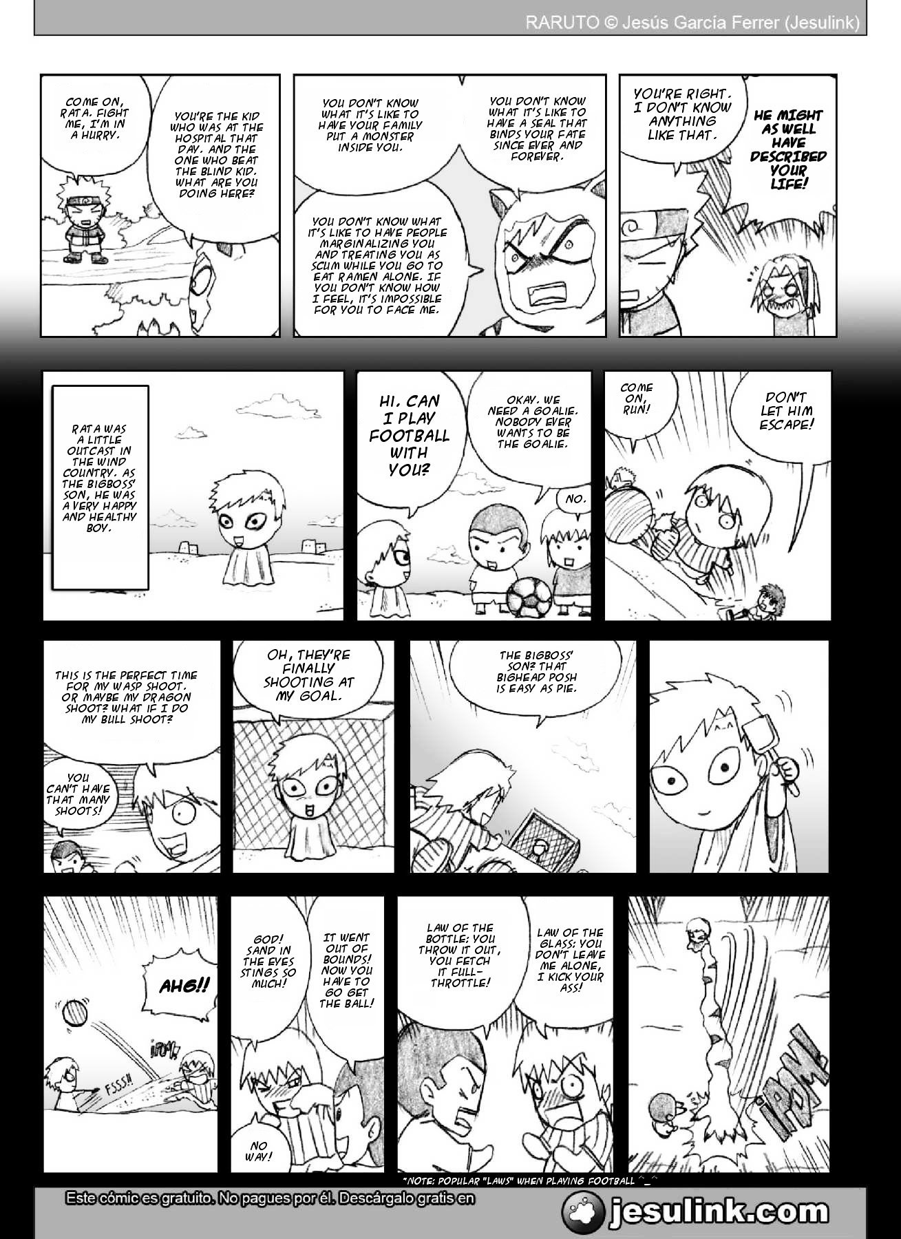 Raruto Chapter 21.3 page 8 - Chapter 21.3 (c): Inversion (III)