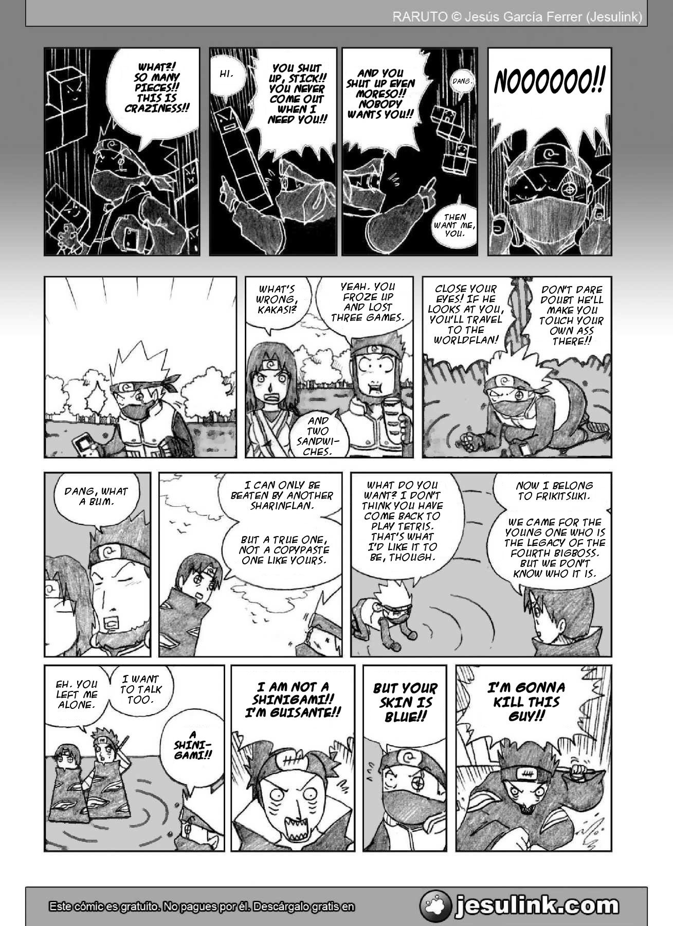 Raruto Chapter 23.2 page 11 - Chapter 23 v2 : Coming, coming back home