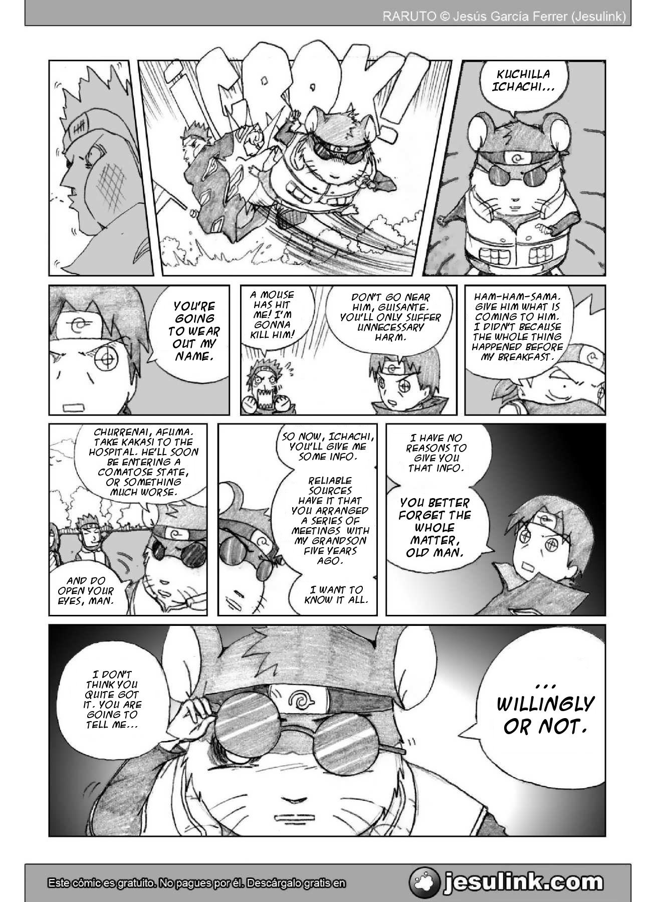 Raruto Chapter 23.2 page 12 - Chapter 23 v2 : Coming, coming back home